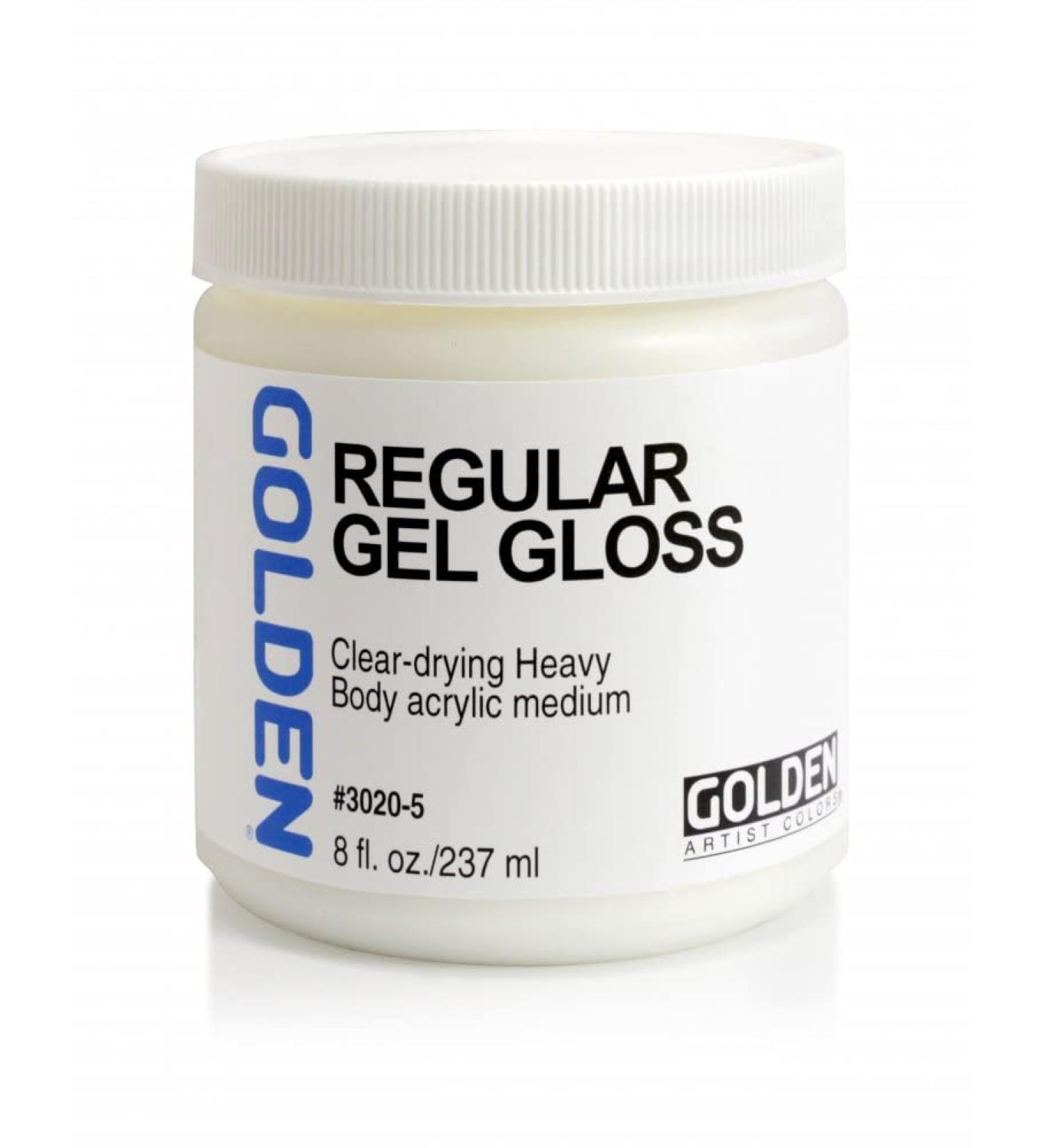 Golden Regular Gloss Gel Medium-8 ounce (30205)
