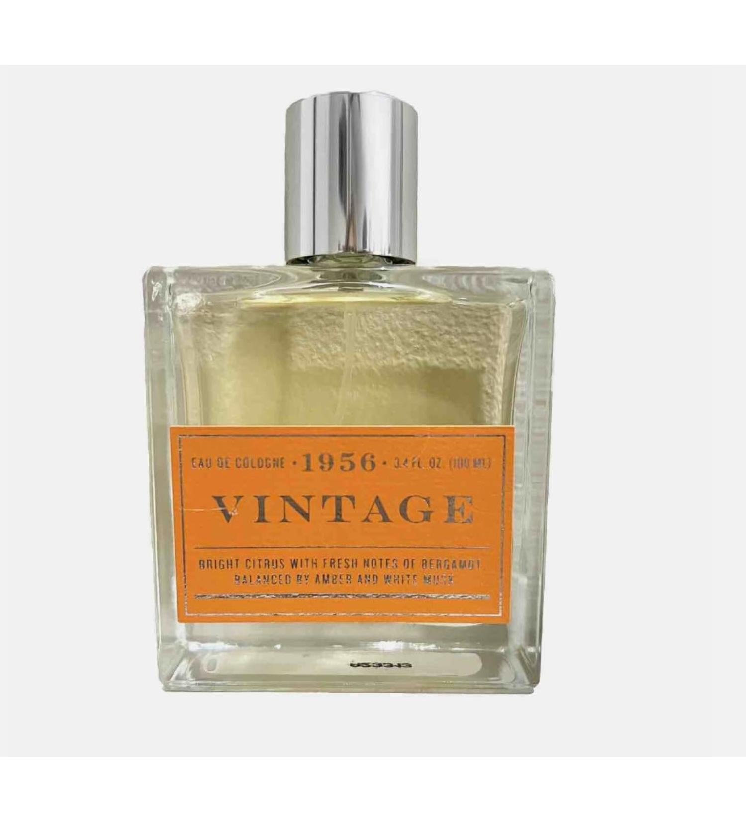 Tru Fragrance 1956 VINTAGE Eau De Cologne 3.4oz Citrus Amber Bergamot White Musk