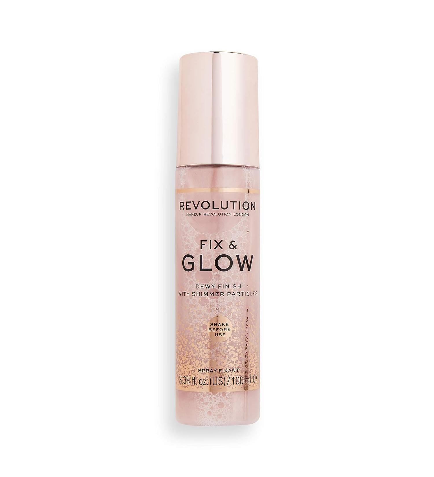 Fix & Glow Fixing Spray Illuminating & Hydrating Vegan & Cruelty-Free For Long-Lasting Makeup 100 ml - Buy Online on GoSupps.com