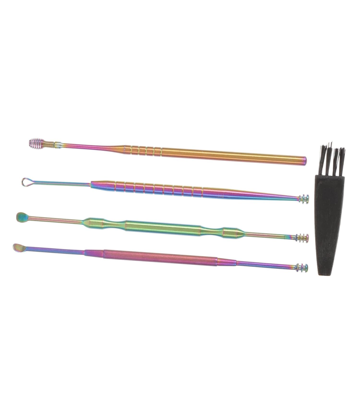 FOMIYES Ear Cleaning Set - 5-Piece Ear Wax Removal Kit for Adults | Best Ear Wax Tools & Ear Picks for Effective Ear Care - Buy Online on GoSupps.com