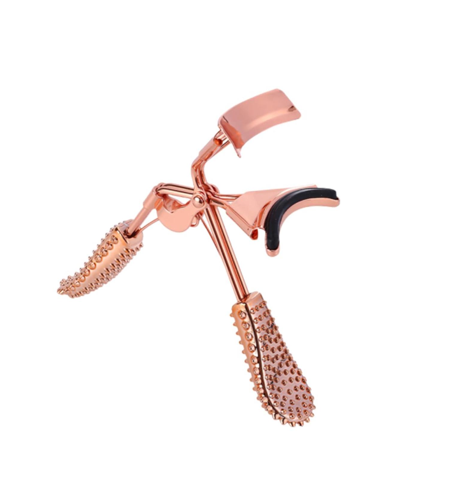 Practical Rose Gold Eyelash Curler for Natural Lashes | Makeup Accessories & Lash Clip-Ons - Buy Online on GoSupps.com
