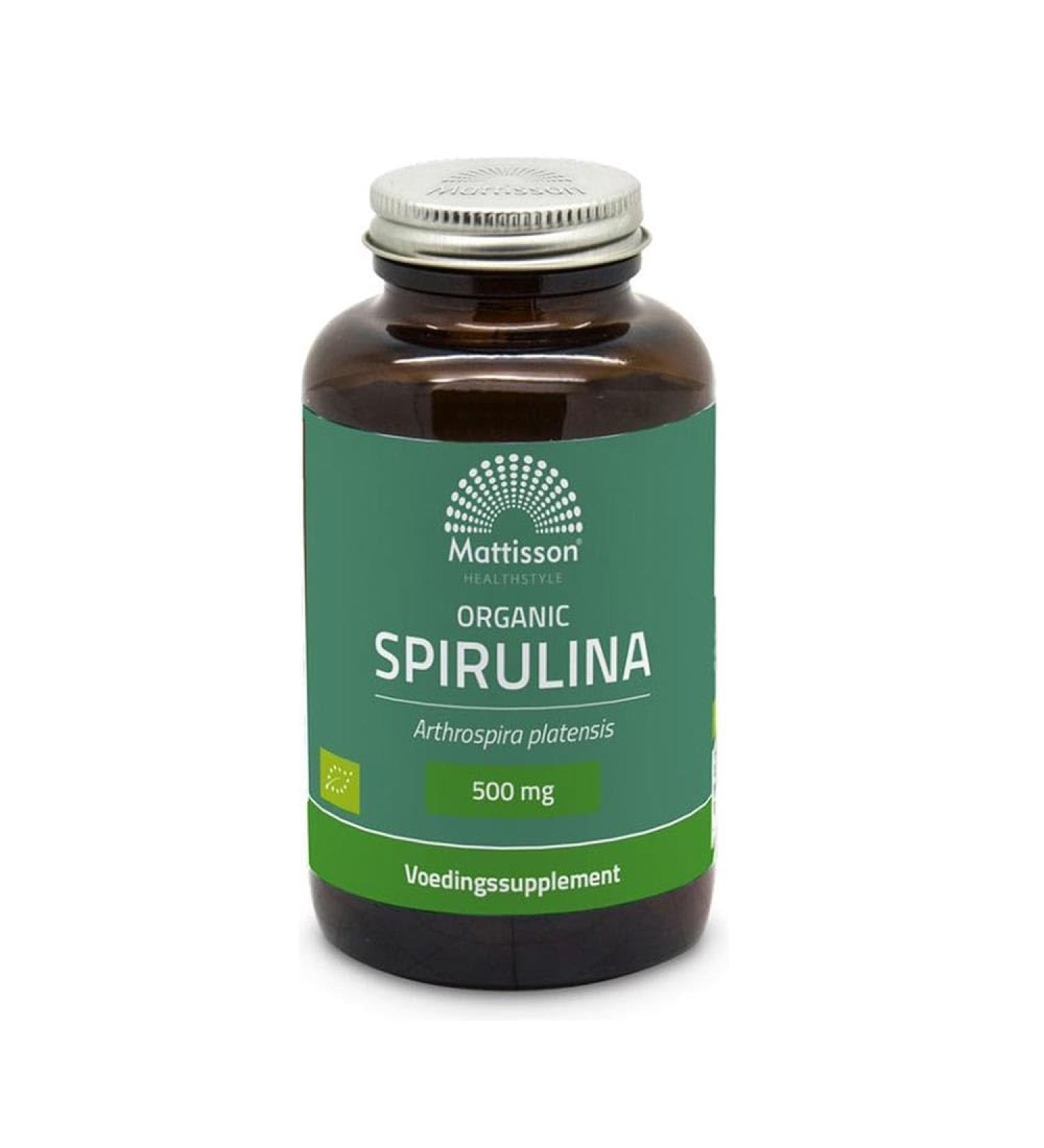 Mattisson Biologische Spirulina 500mg 240 tablets - Buy Online on GoSupps.com