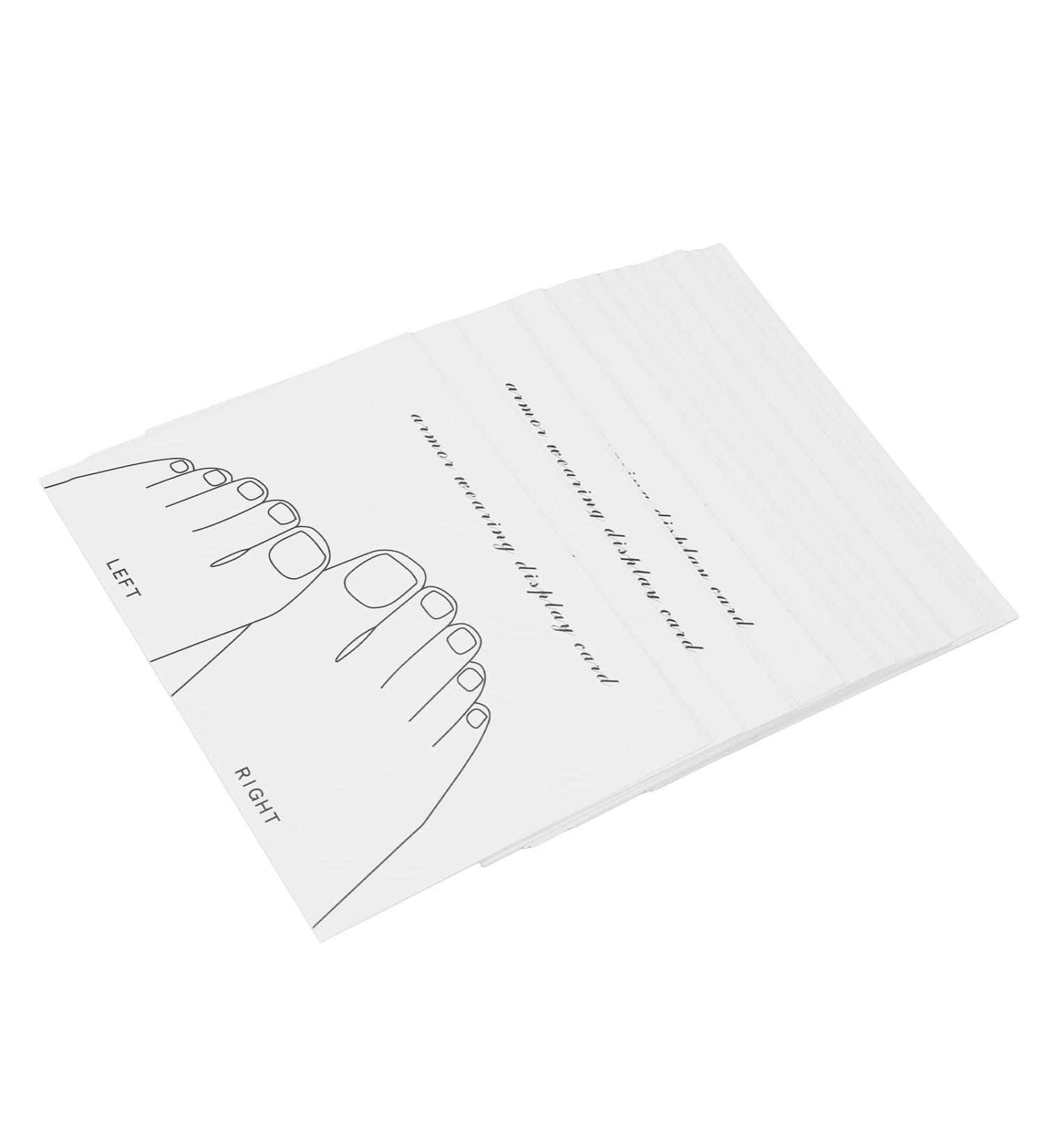 Nail Art Display Card DIY Nail Art Tips Display Card Practice for Home - Buy Online on GoSupps.com