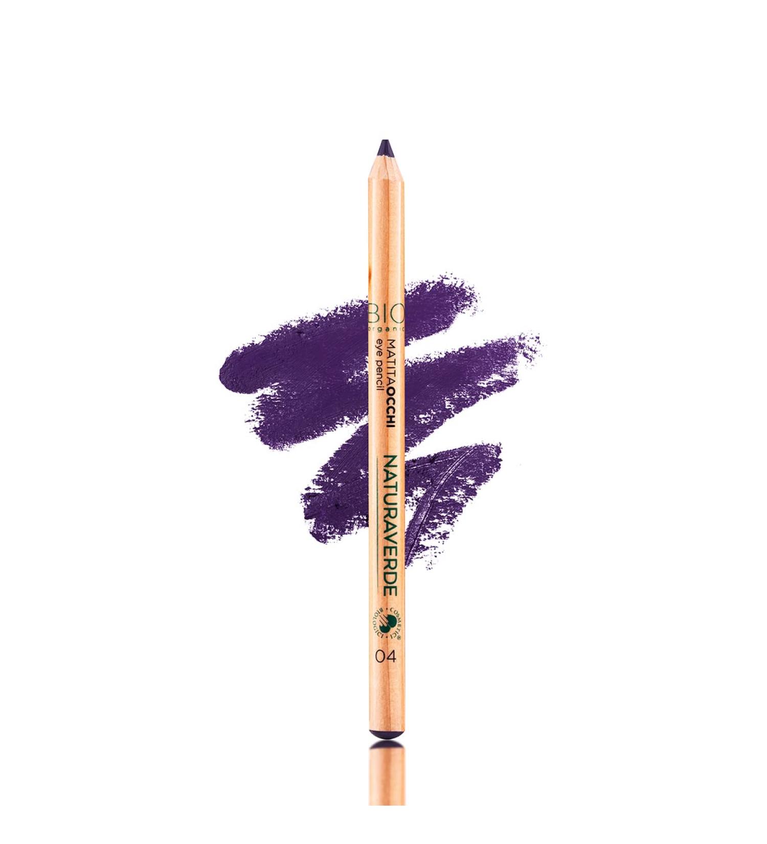 Naturaverde Bio Make-Up Eye Pencil No. 04 Violet Viola | Organic & Colorful Eye Make-Up for Women - Shop Internationally! - Buy Online on GoSupps.com