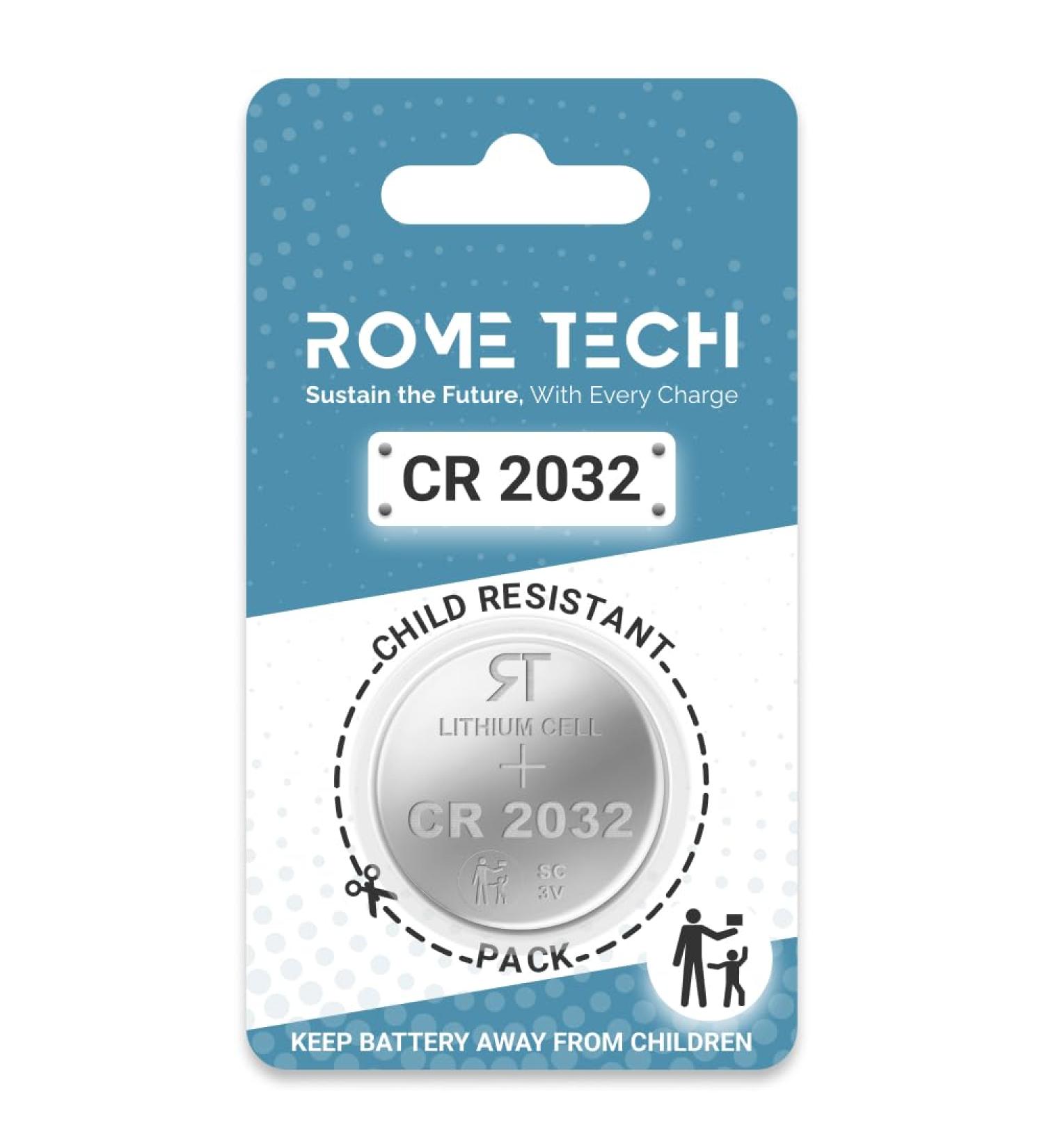 Rome Tech CR2032 Battery Replacement for Garage Door Openers - Compatible with 56151-567 784-48947 56151-607 - Buy Online on GoSupps.com
