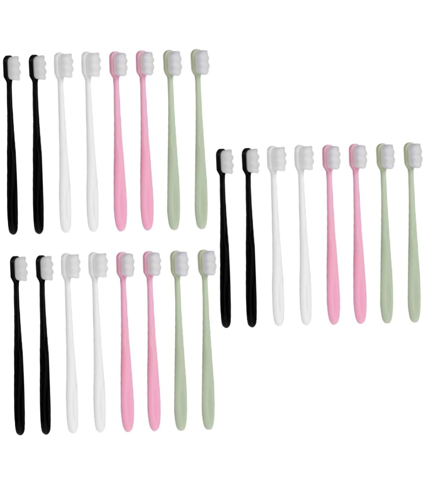 Buy TOVINANNA 24 STK Physiotherapy Shoulder Travel Toothbrush - Ultra-Soft Hairy Brushes for Gum Care & Kids - International Shipping Available - Buy Online on GoSupps.com