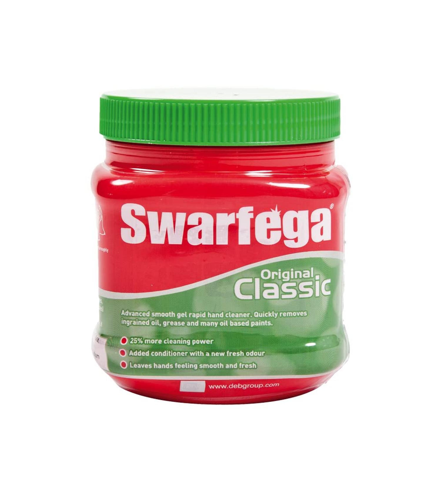 Swarfega SWA304A Original Classic Hand Gel 500ml Tub - Rapid Action Hand Wash with Added Conditioner - Gentle on Skin - Pack of 1 - Buy Online on GoSupps.com
