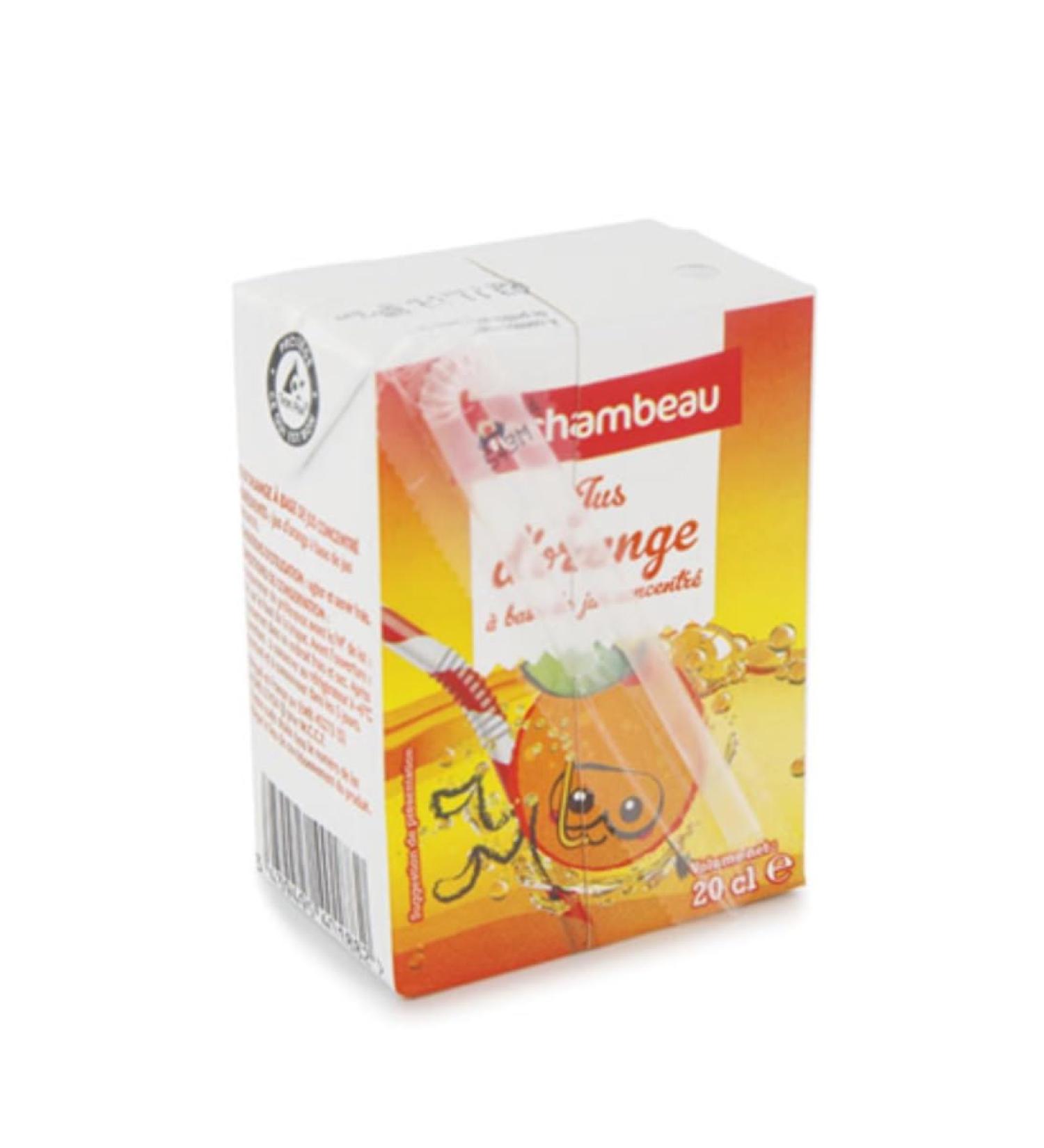 Rochambeau Fruit Juice 200ml/Brick - Offers of 12, 18 and 24 Bricks - Free Delivery France (24, Orange)