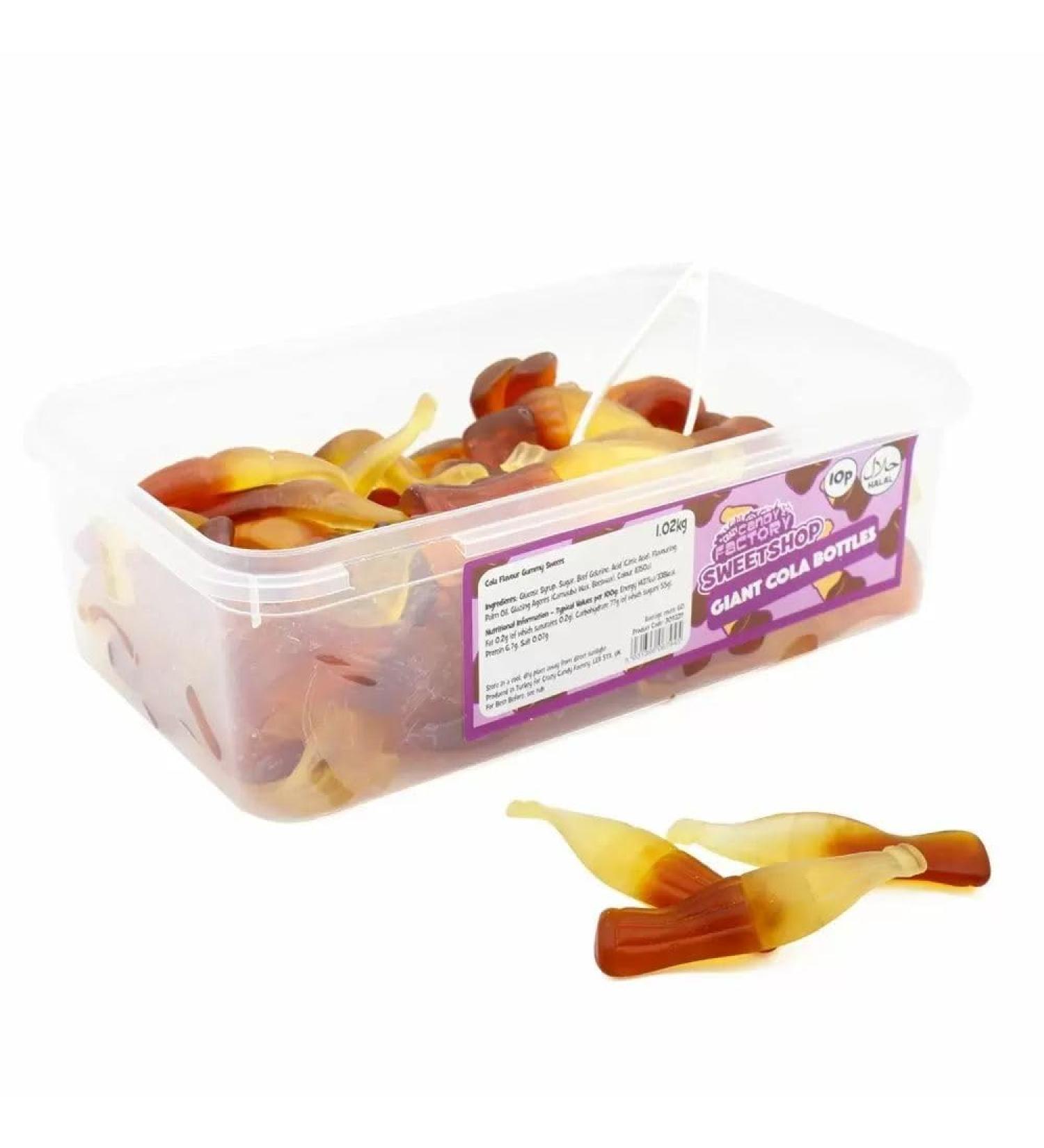 Giant Cola Bottles - 500g Gummy Sweets
