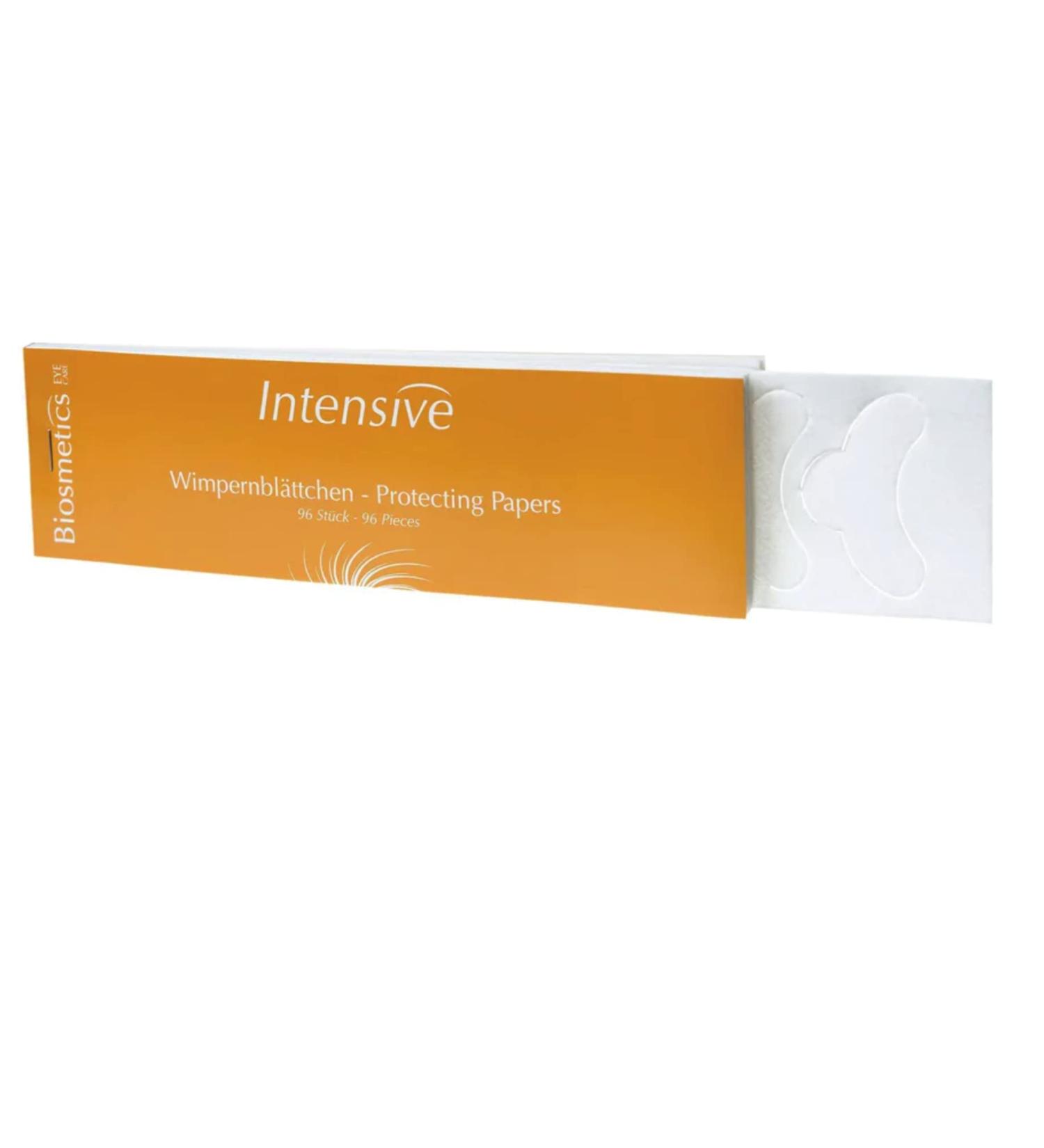 Intensive Unwaxed Protection Papers | Covers & Protects Delicate Under Eye Skin During Intensive Lash Tinting | 48 Wax-Free Pairs | 2 x 1