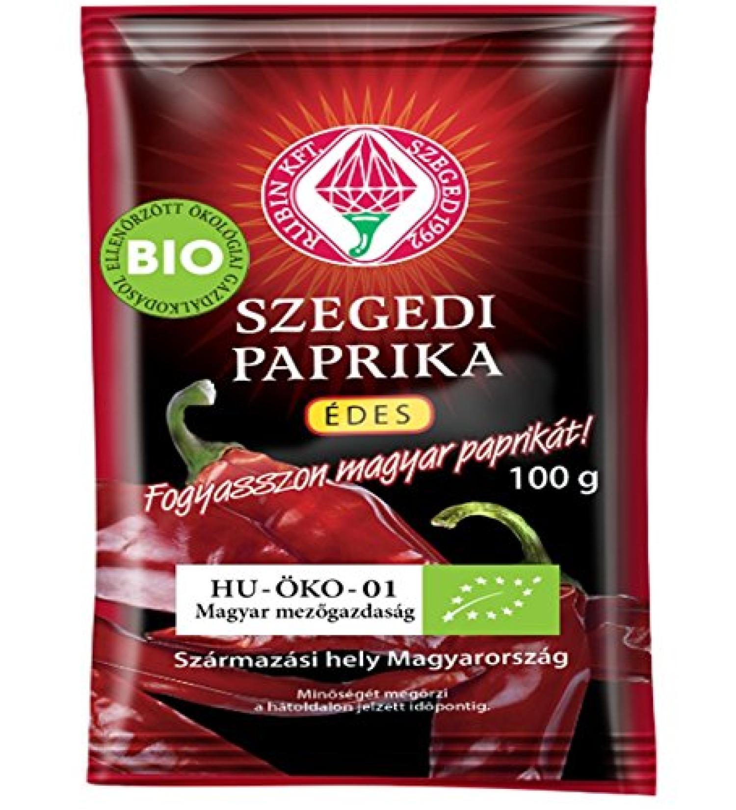 Organic Hungarian Sweet Paprika Powder 100g - Premium Quality - Great Taste Award Winner