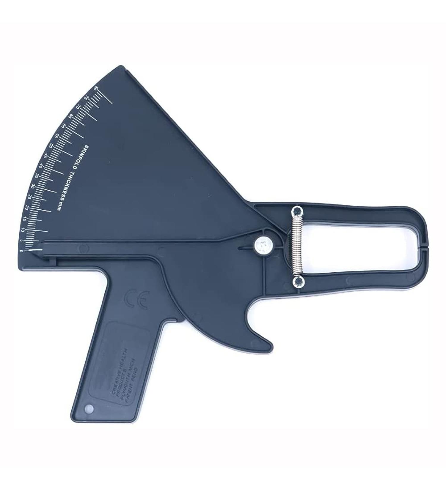 ANCLLO Precision Skinfold Caliper - Easy Reliable Tool for Monitoring Body Fat - Quick Start Guide for Beginners Detailed Booklet for Advanced Users - Measures up to 80mm in Skin Fold Thickness - Buy Online on GoSupps.com