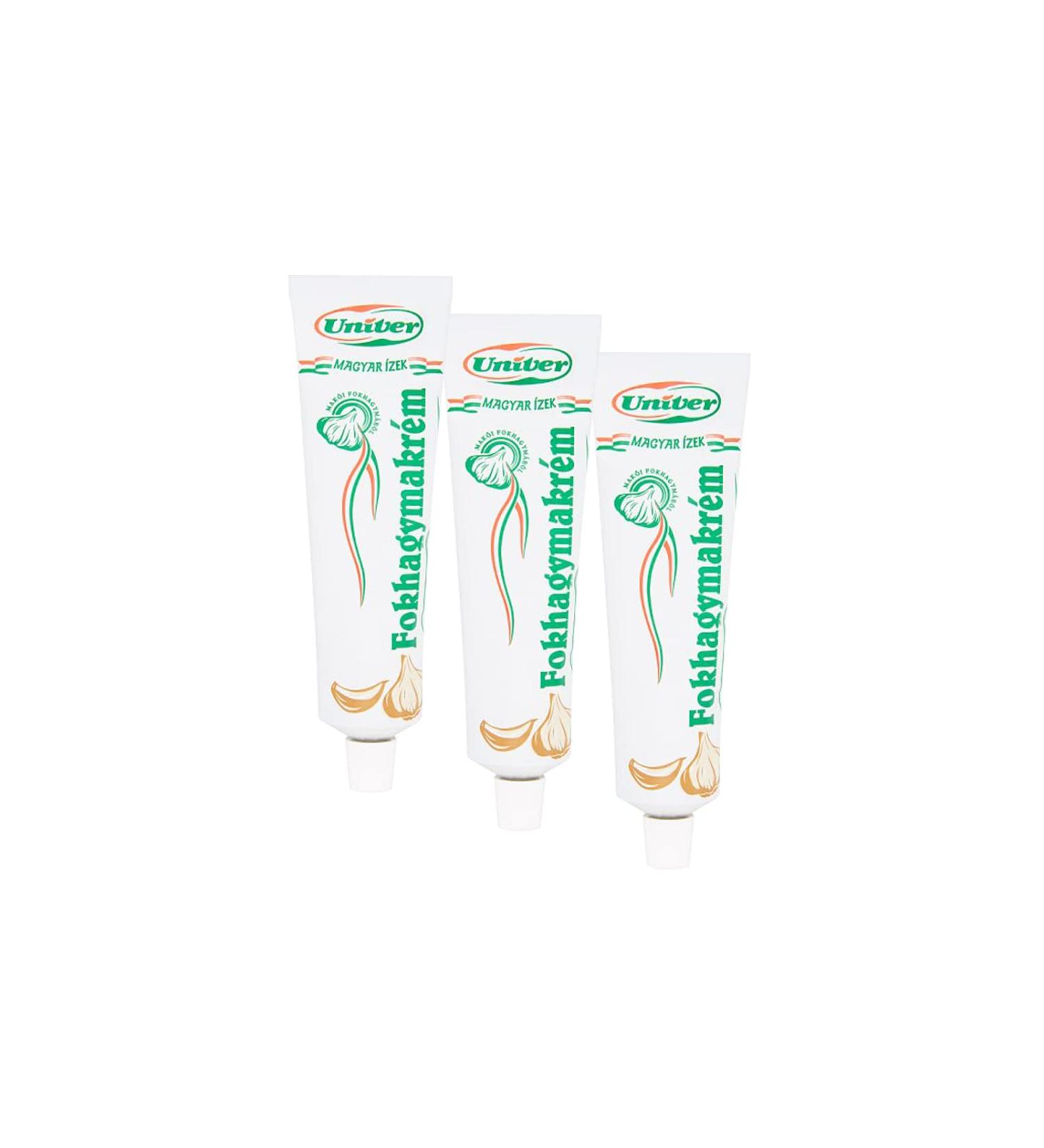 Univer Hungarian Garlic Cream 70g Pack of 3