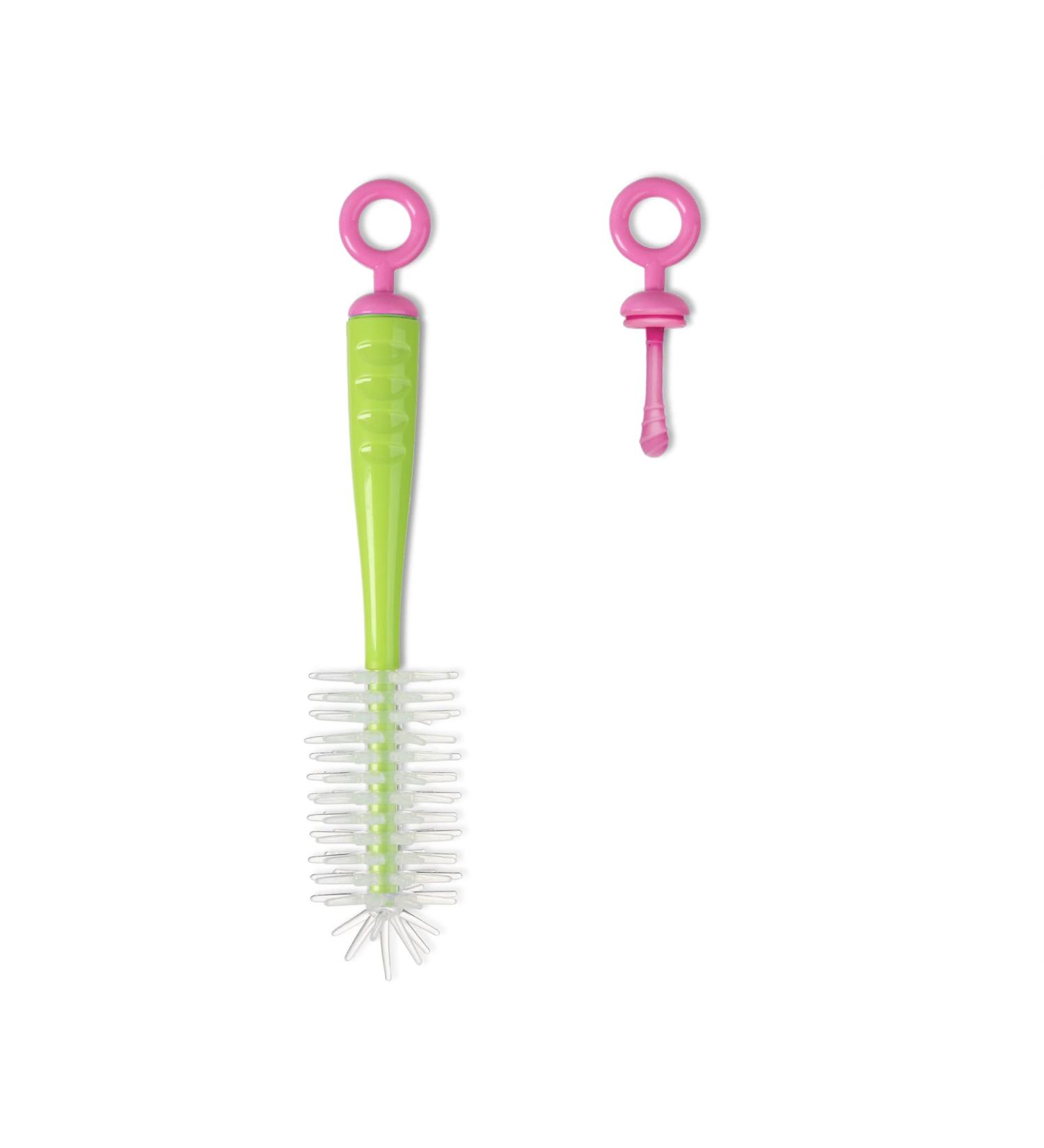 Kiokids 1123 Bottle Cleaner & Teat - Silicone Unisex Pink | Best International eCommerce Shipping - Buy Online on GoSupps.com