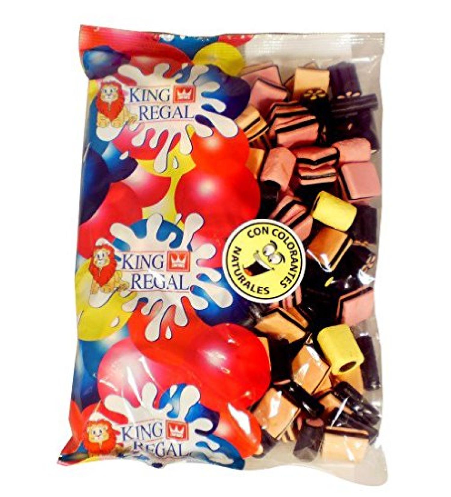 King Regal - Assorted English Licorice - Bag of 1 kg