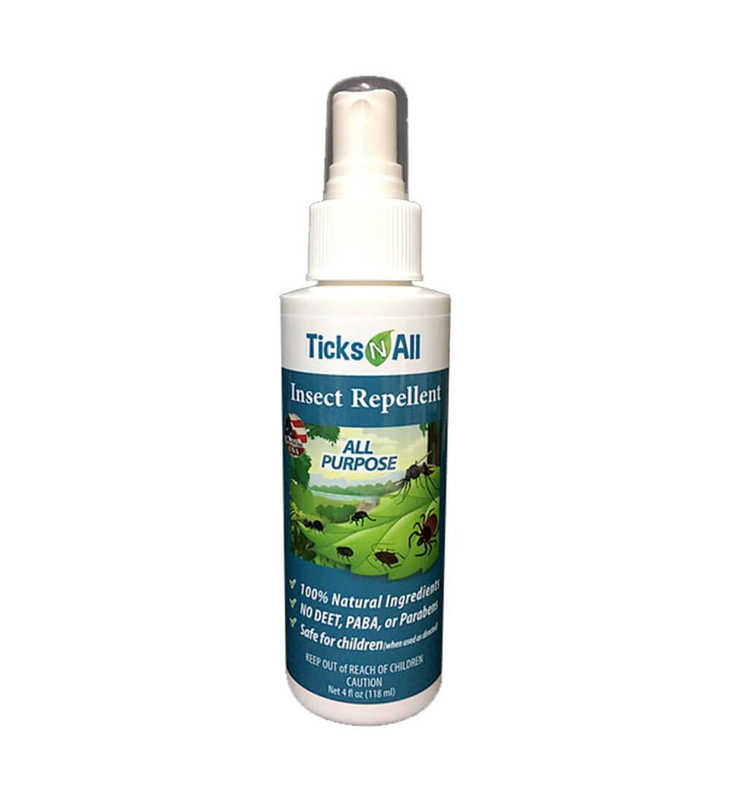 Ticks N All Purpose Insect Repellent  4 Ounce