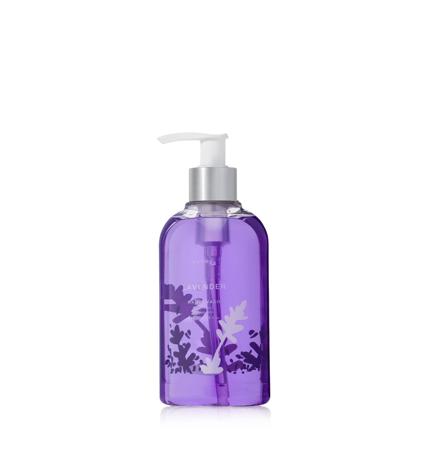 Thymes Lavender Hand Wash - 8.25 oz Hydrating Liquid Soap with Calming Scent - Buy Online on GoSupps.com