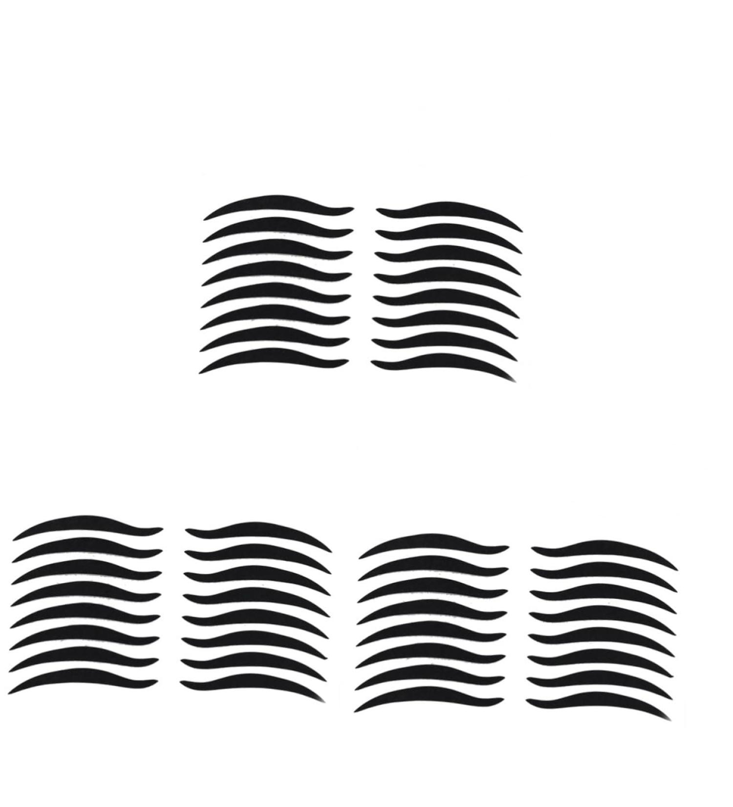 FRCOLOR 240 Pairs Double Back Tape Cat Eye Eyeliner Stickers Eye Make-up Stickers Double Eyelid Tape Eyeliner Eyeshadow Sticker Black Eyeliner Sticker Adhesive Tape Smoky - Buy Online on GoSupps.com