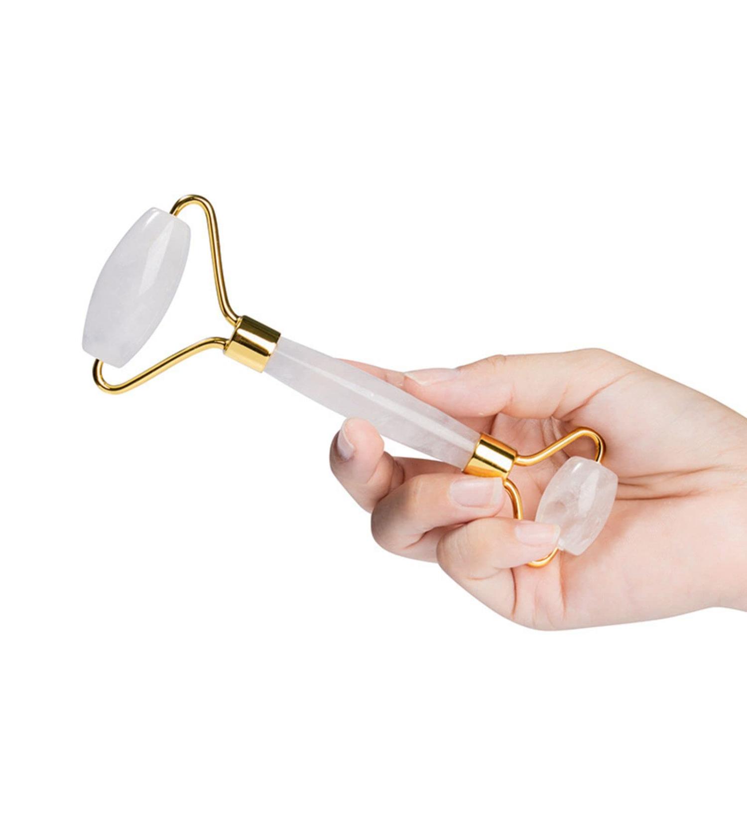 Original Jade Roller and Gua Sha Set 100% Real Natural Jade - Face Massager - Authentic Durable Noiseless Design(Size:c) - Buy Online on GoSupps.com