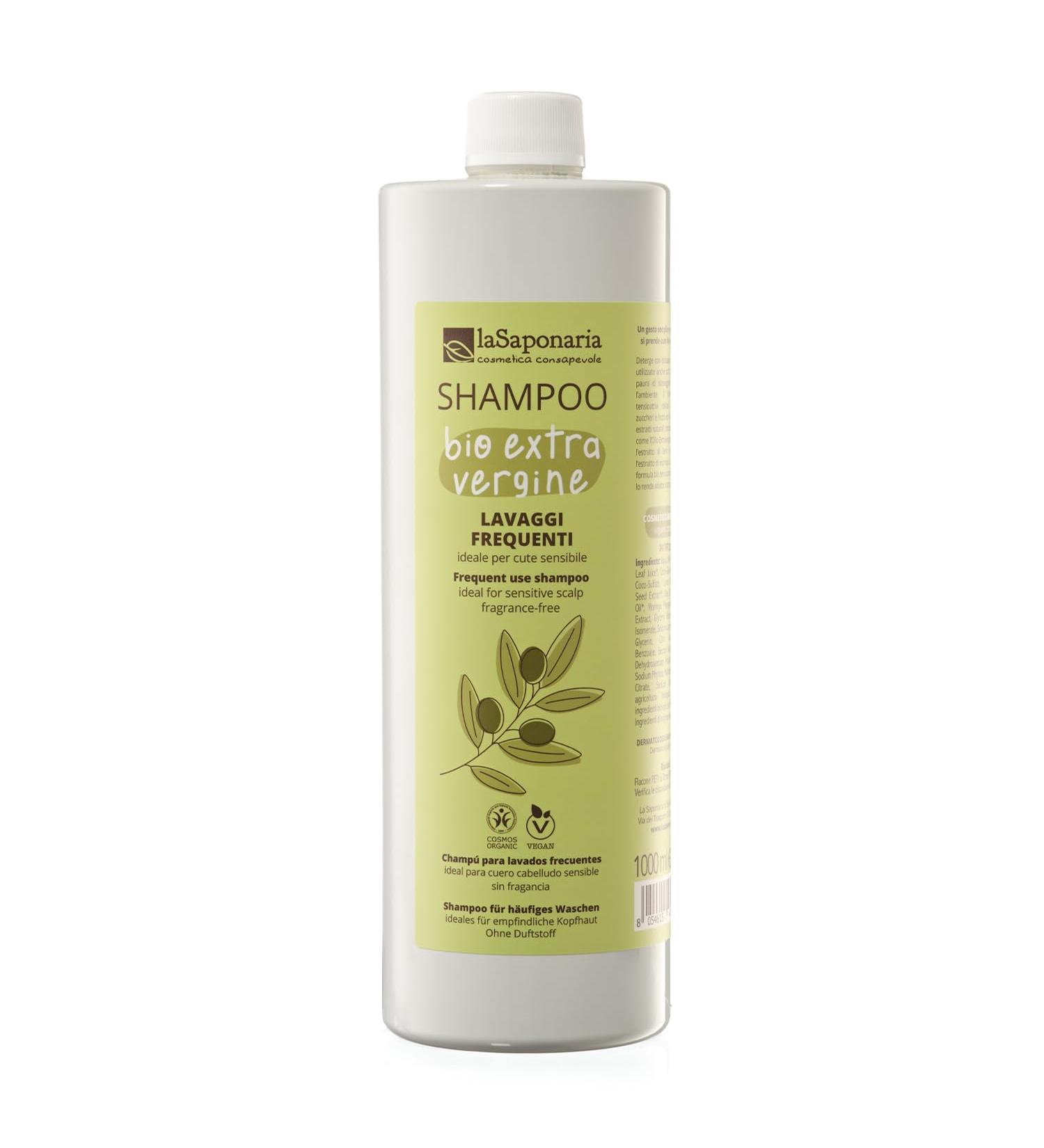  La Saponaria Extra Virgin Shampoo 1 Litre - Buy Online on GoSupps.com