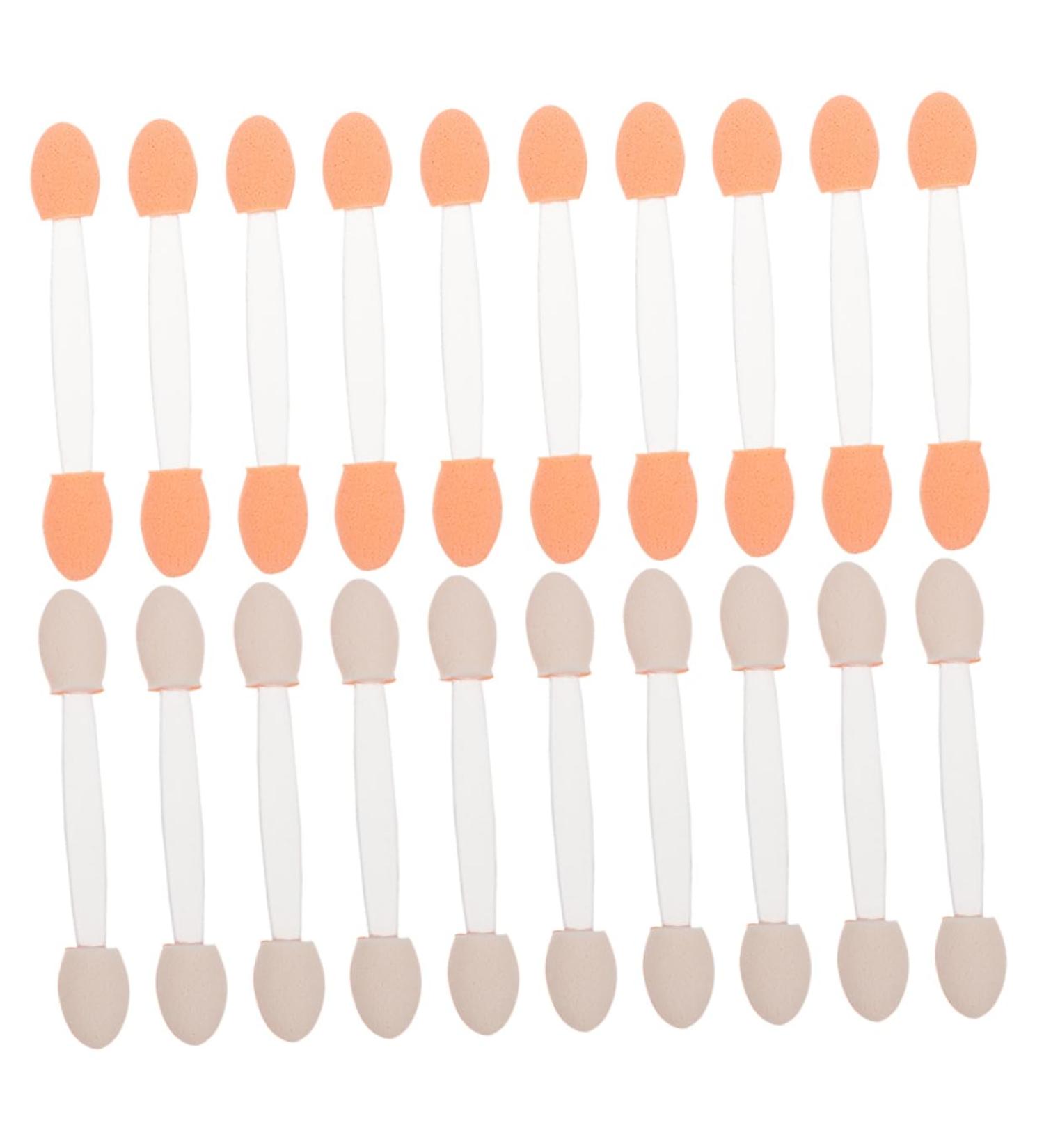 Angoily 50pcs Two-color Eyeshadow Brush Eye Shadow Concealer Eyeshadow Cosmetic Woman Tool Girl - Buy Online on GoSupps.com