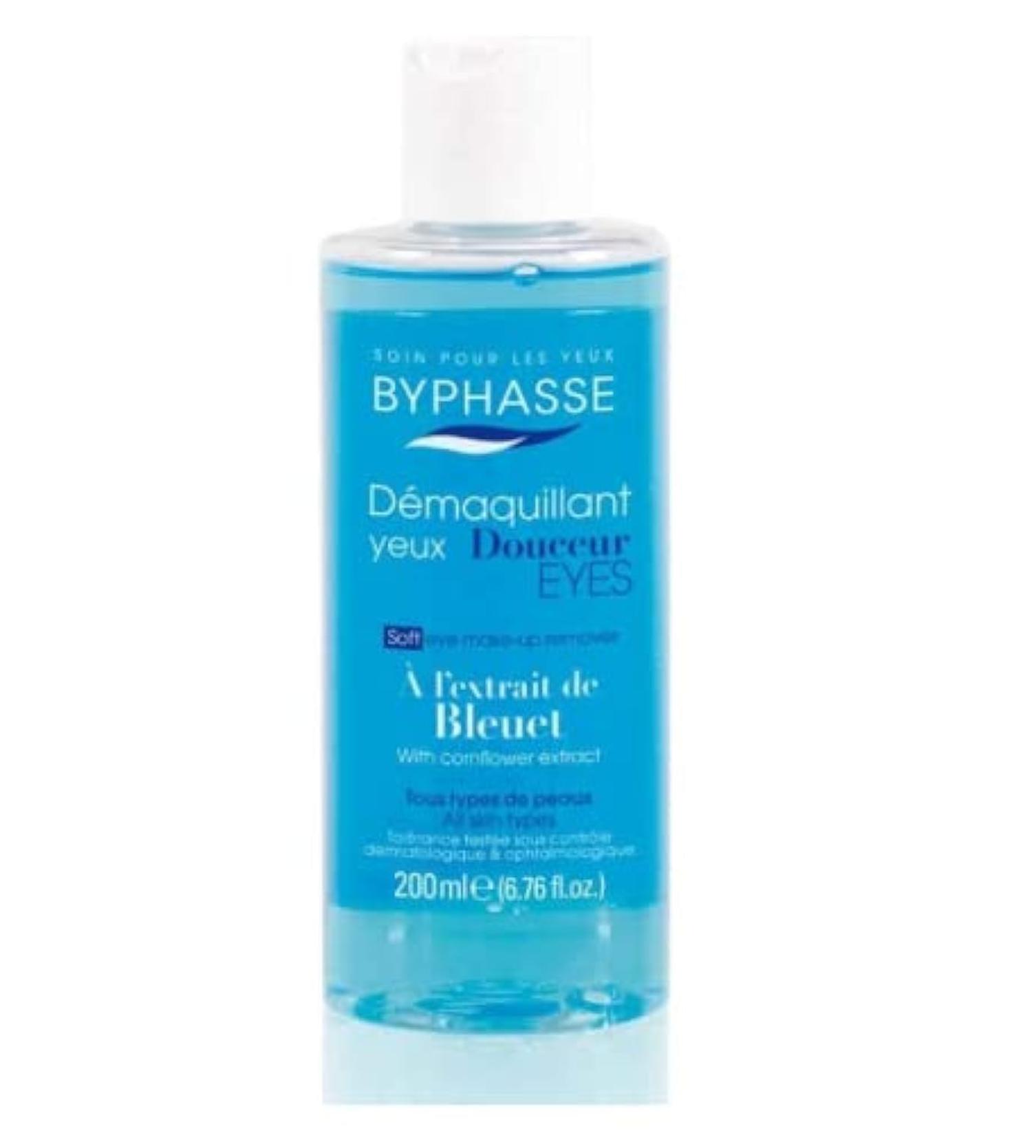 Byphasse LOT OF 2 - Gentle eye make-up remover with cornflower extract - 200 ml - All skin types - Buy Online on GoSupps.com