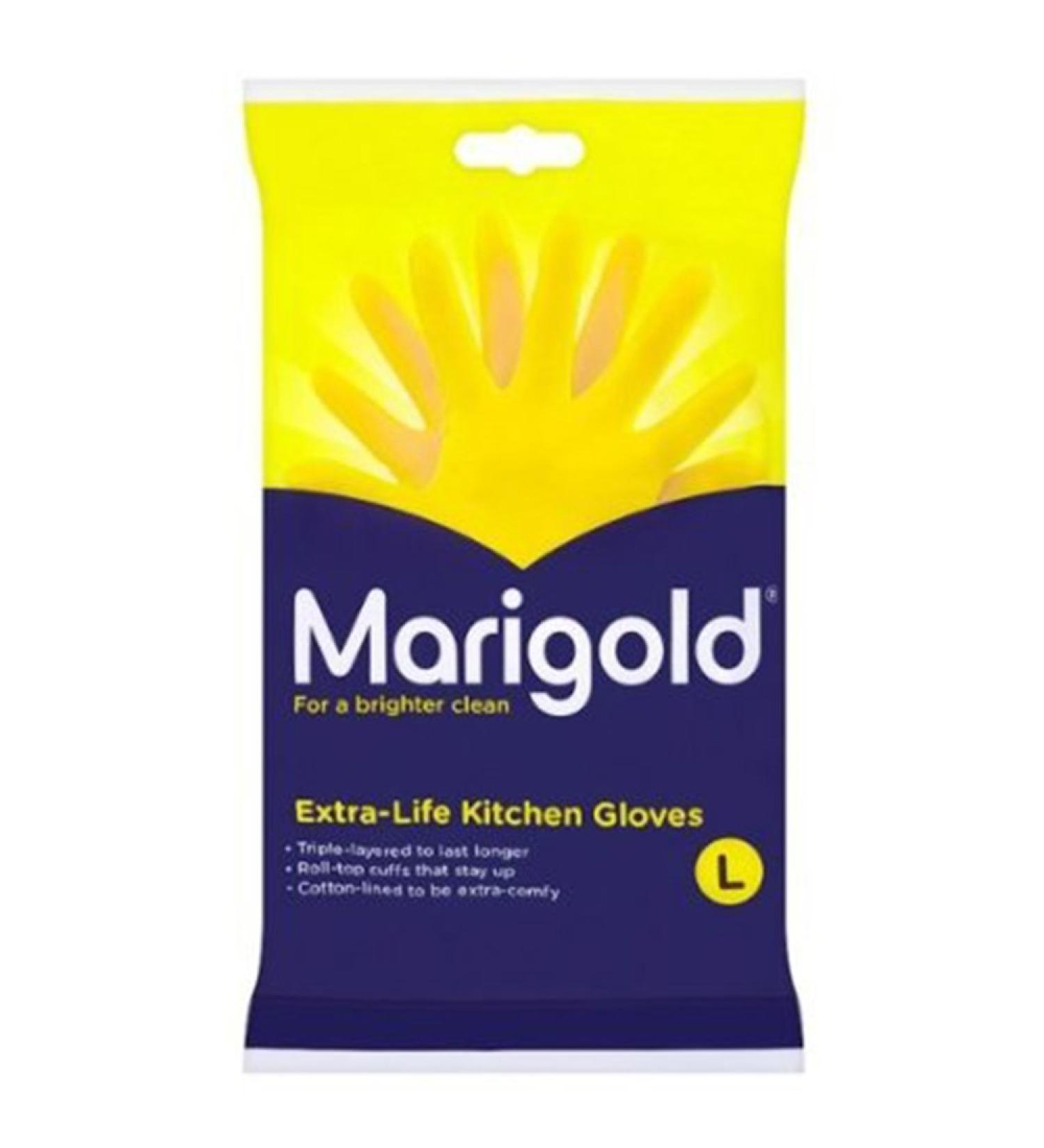 Marigolds Extra Life Kitchen Glove Large 1 x 6 pairs by Marigold