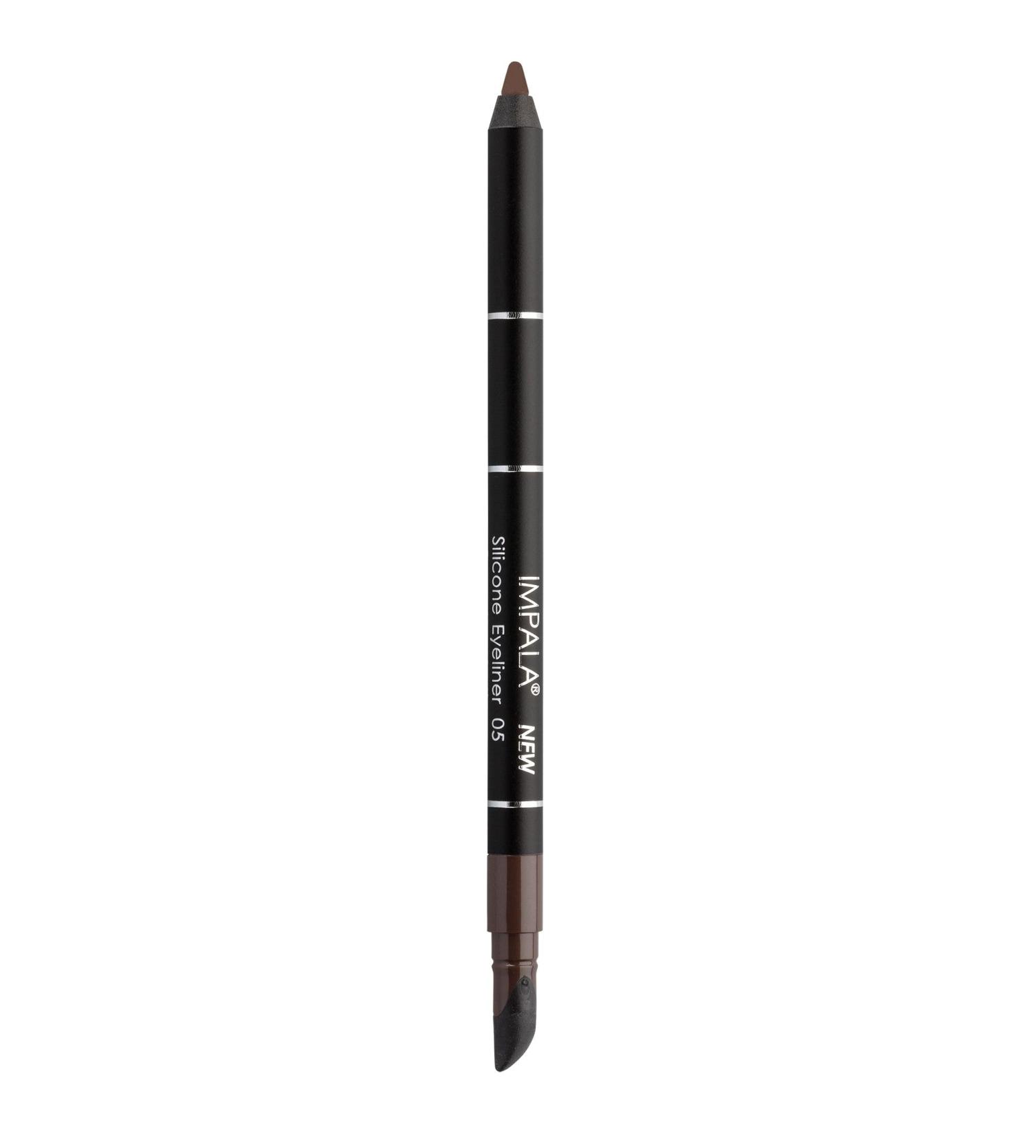 IMPALA Waterproof Eyeliner in Silicone Brown No. 05 | Defined Line or Smudged Effect | Easy-to-Apply Creamy Texture | Long-Lasting & Water-Resistant - Buy Online on GoSupps.com