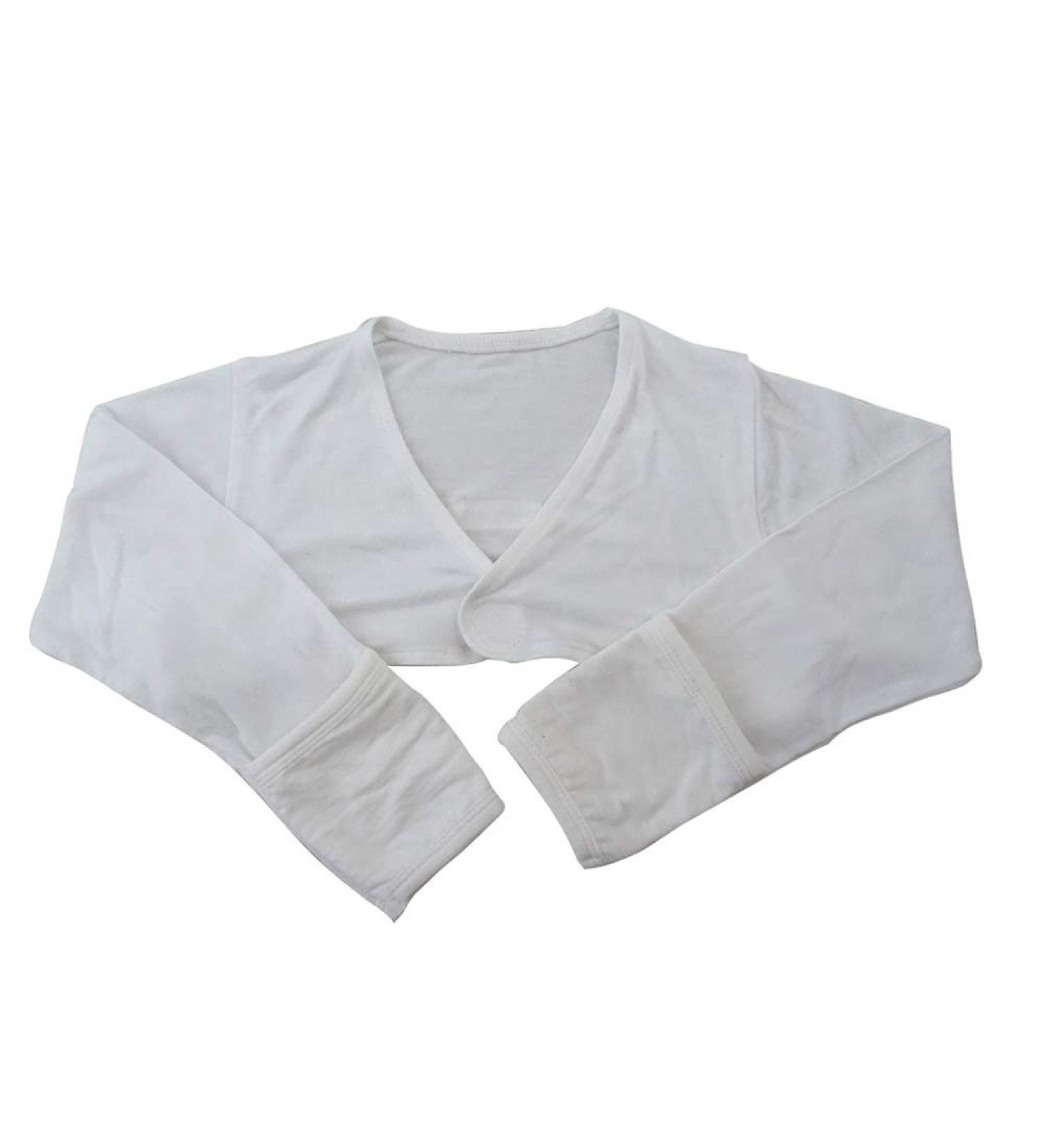 Edenswear Zinc-Filled Rayon Eczema Face Anti-Scratch Sleeve Cover Vest (White 36 Months) White 3 Years