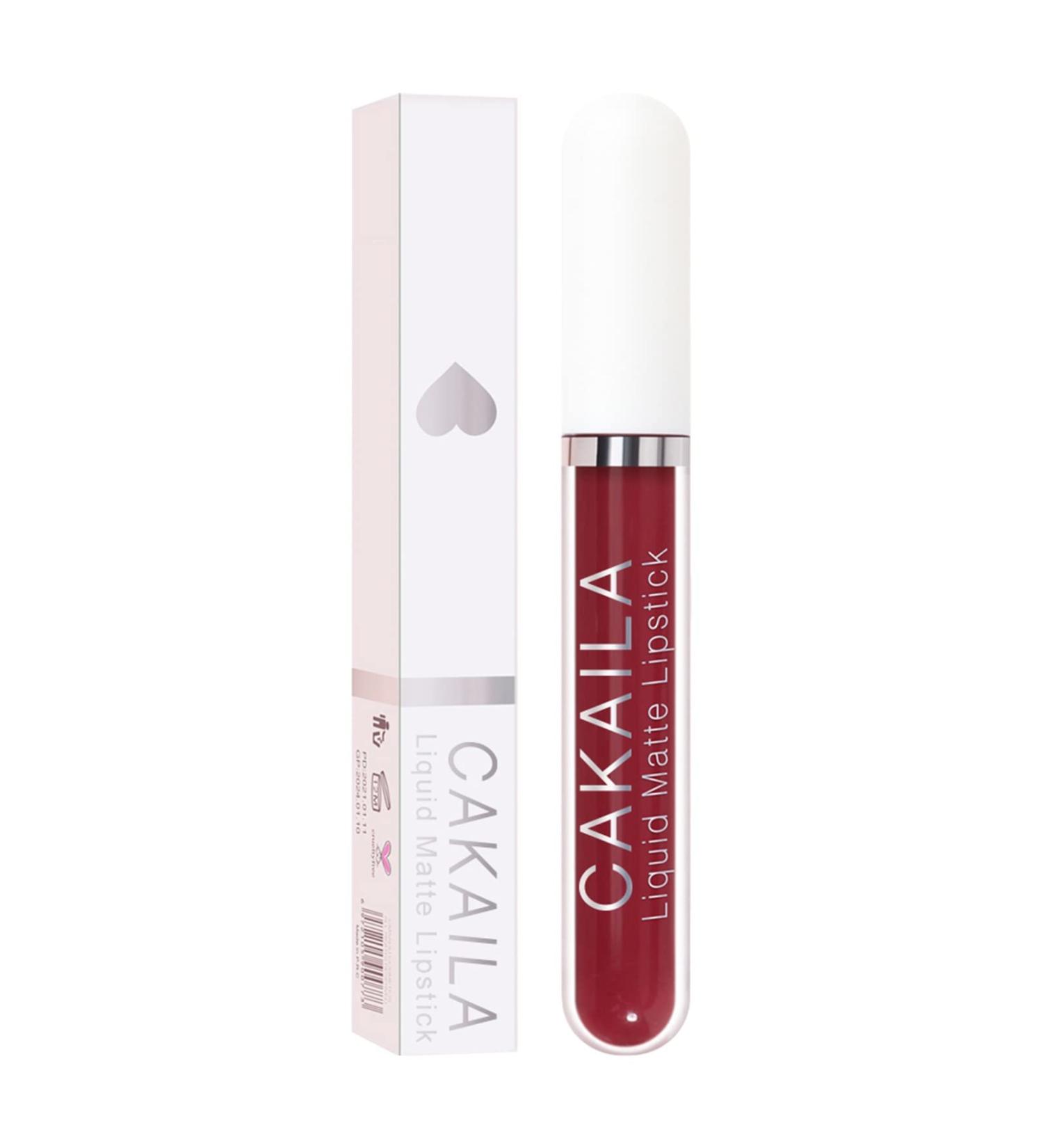 Yueci Matte Lip Gloss Lipstick - Long-Lasting Moisturizing & Waterproof 12H - Non-Stick Non-Fading - 1 ml Pack #06 - Buy Online on GoSupps.com