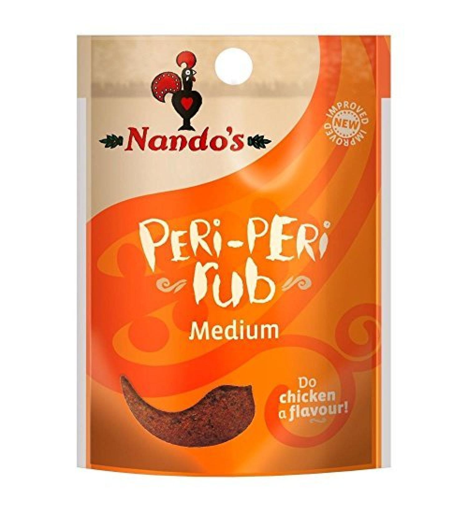 Nando's Nando's Peri-Peri Rub Medium (25g) - Pack of 6 per pack Nando's