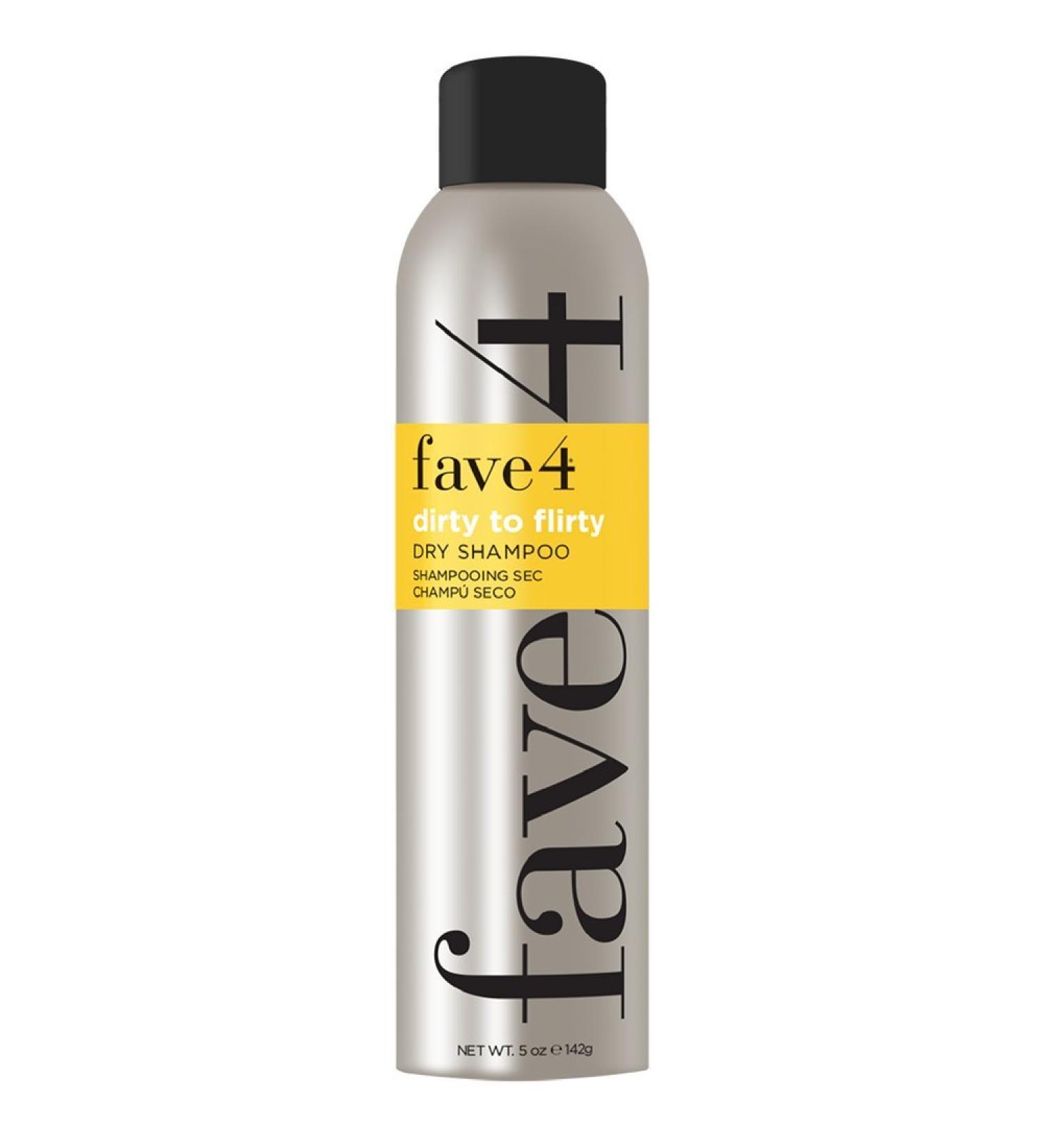 Fave4 Hair Dirty to Flirty Dry Shampoo - Translucent Lightweight Rapid Oil Absorption 5 oz | International Shipping Available - Buy Online on GoSupps.com