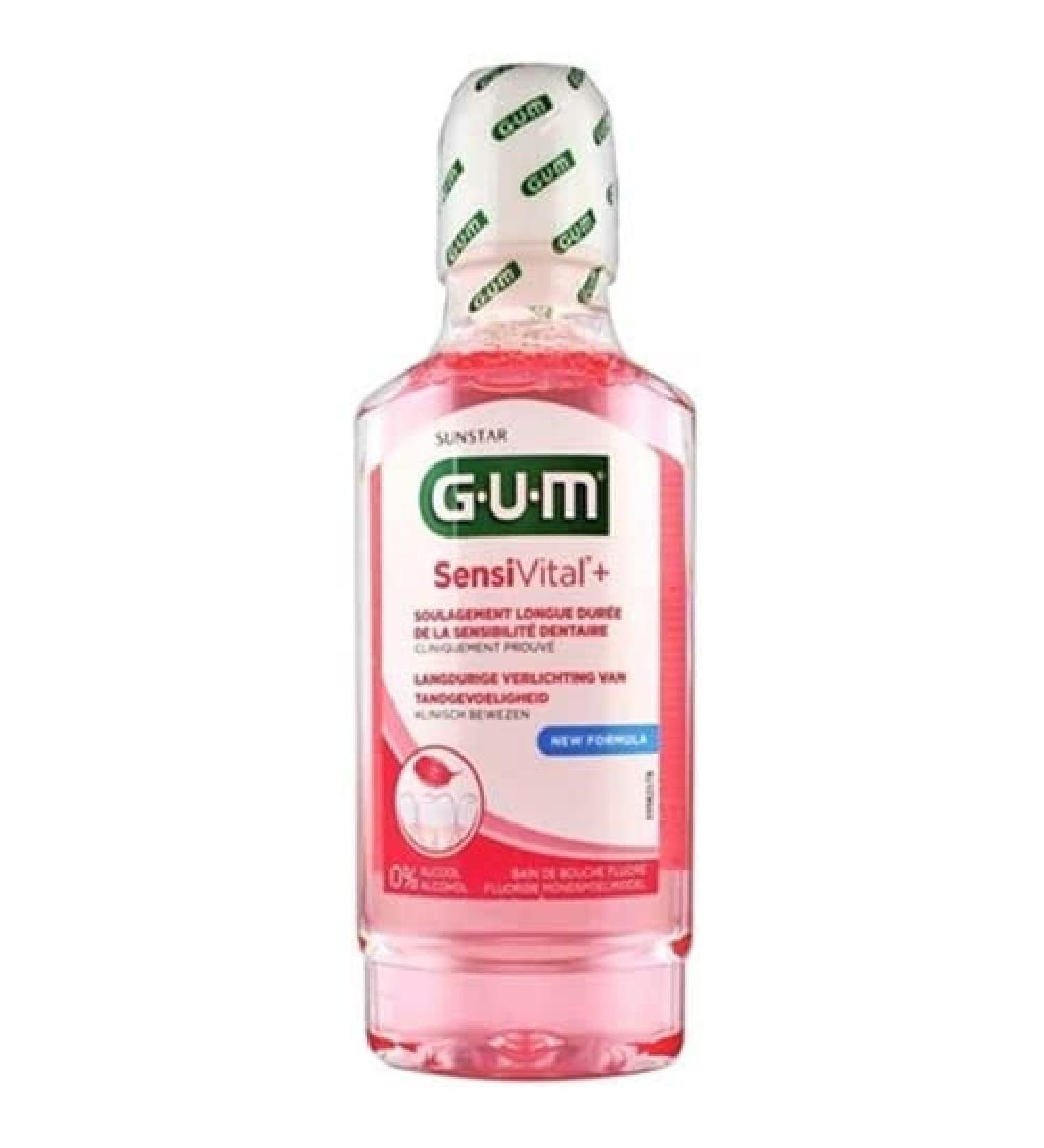 Sunstar iberia 6080 Gum SENSIVITAL + COLOR 500 ml. For daily use Black Standard