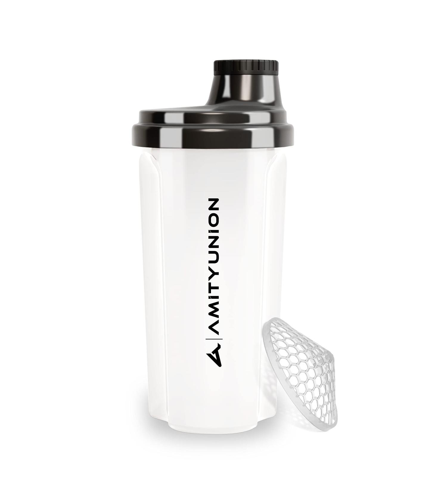 Buy BPA-Free 500ml Protein Shaker 'Heaven' - Leak-Proof With Sieve & Scale for Creamy Whey Protein Shakes | International Shipping - Buy Online on GoSupps.com