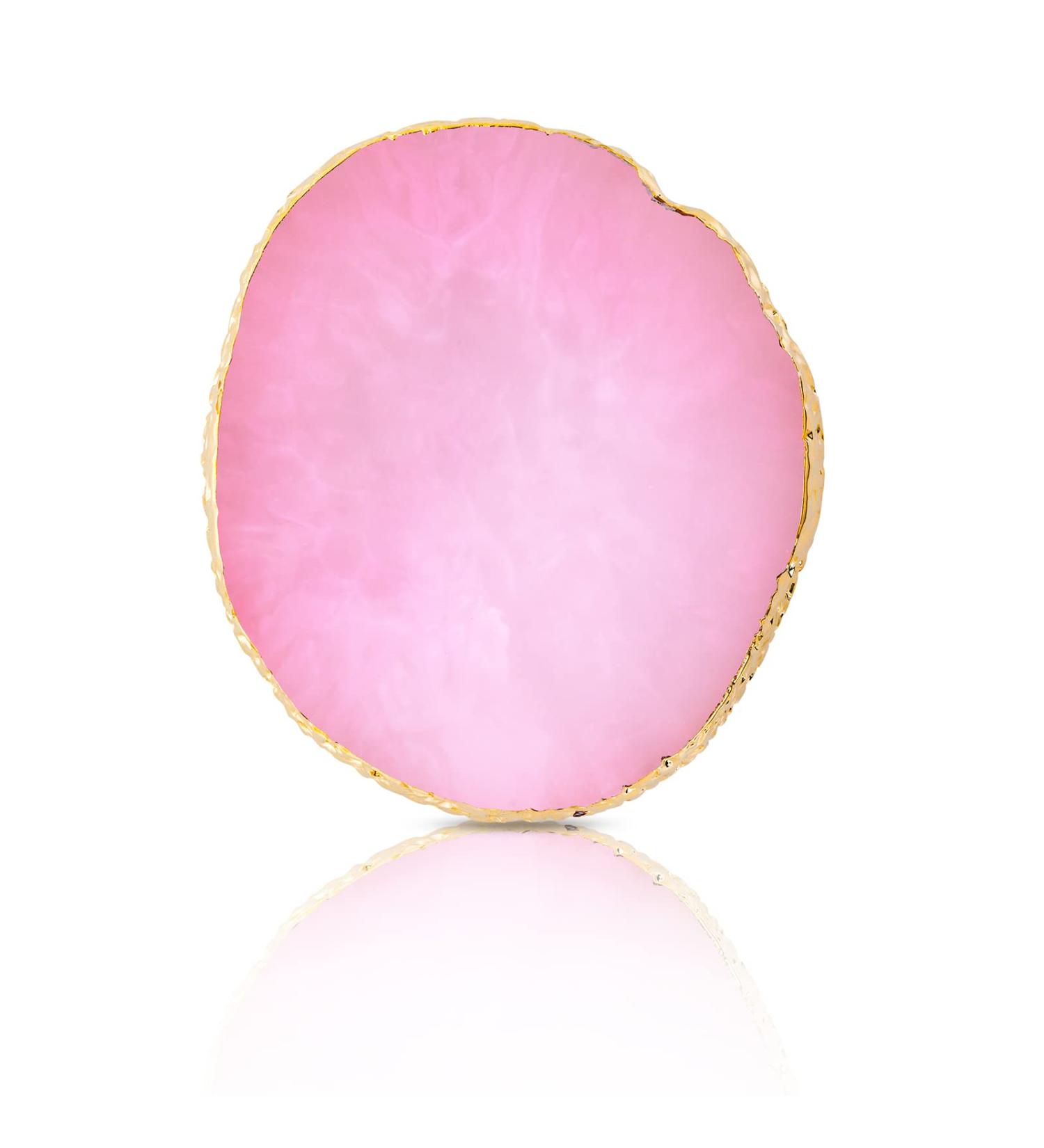 Sibba Resin Nail Art Palette - Golden Edge Heart Shape Mixing Plate for Nail Polish - Cosmetic Display Board - Buy Online on GoSupps.com