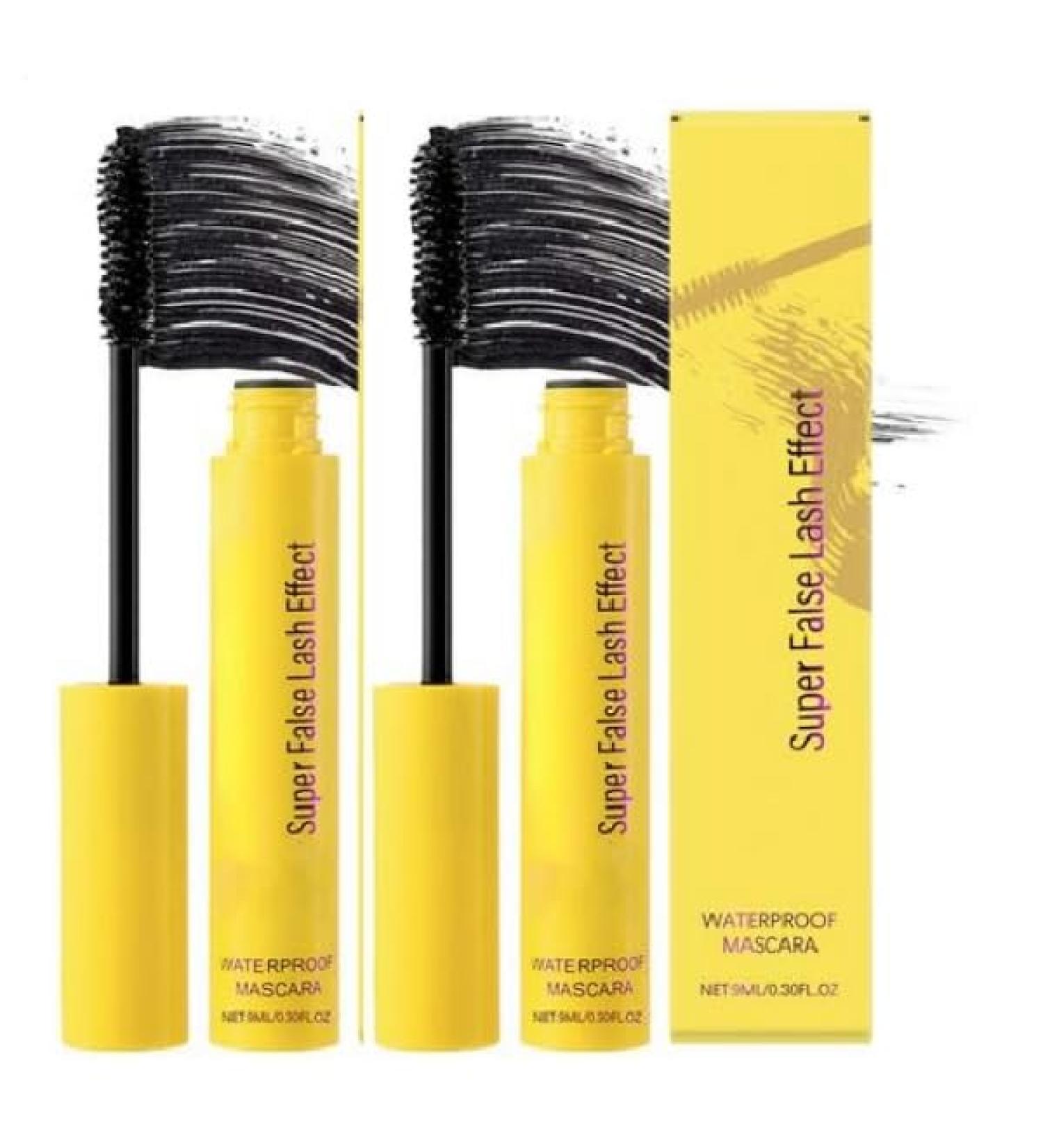  Generisch Set of 2 mascaras for eyelashes - 20 ml - Waterproof and lengthening - For natural-looking curls - Volumizing formula - Perfect for business trips makeup and home use - Free from - Buy Online on GoSupps.com