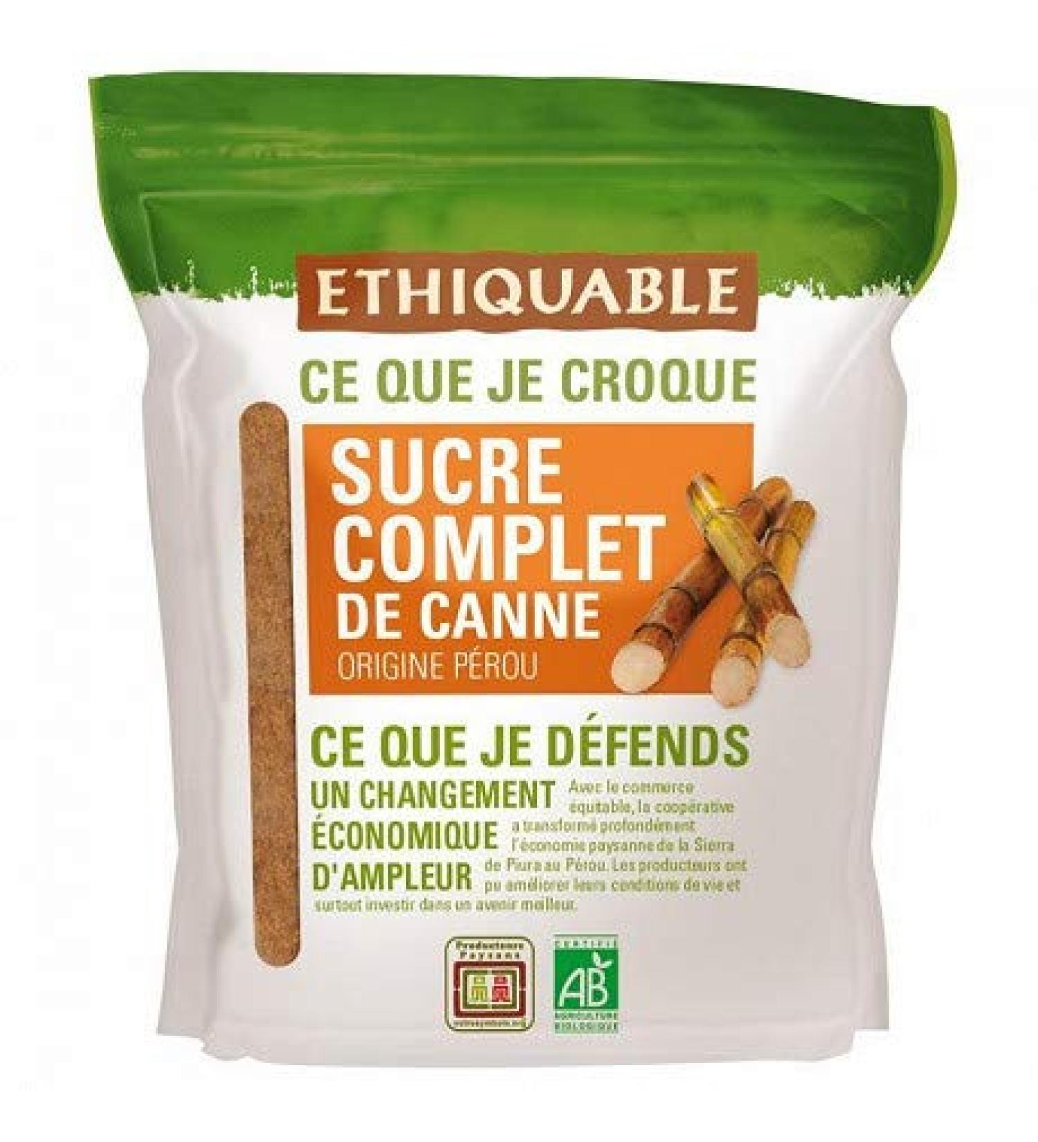 Ethical Complete Sugar Powder from Peru 500 g – Pack of 4 – Sold as a Lot