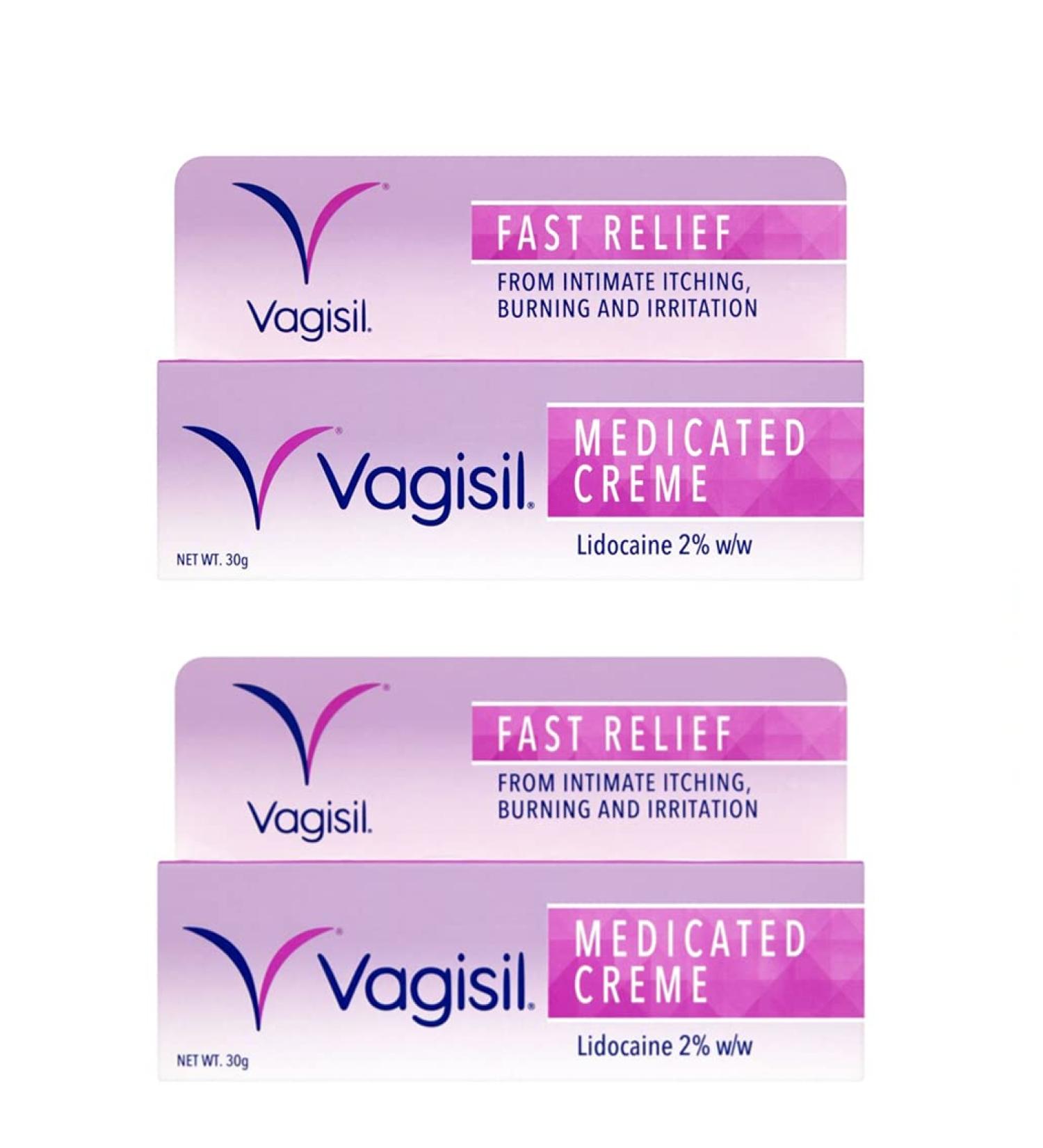 Vagisil Medicated Creme 30 g (2 packsx 30 g) 30 g (Pack of 2)