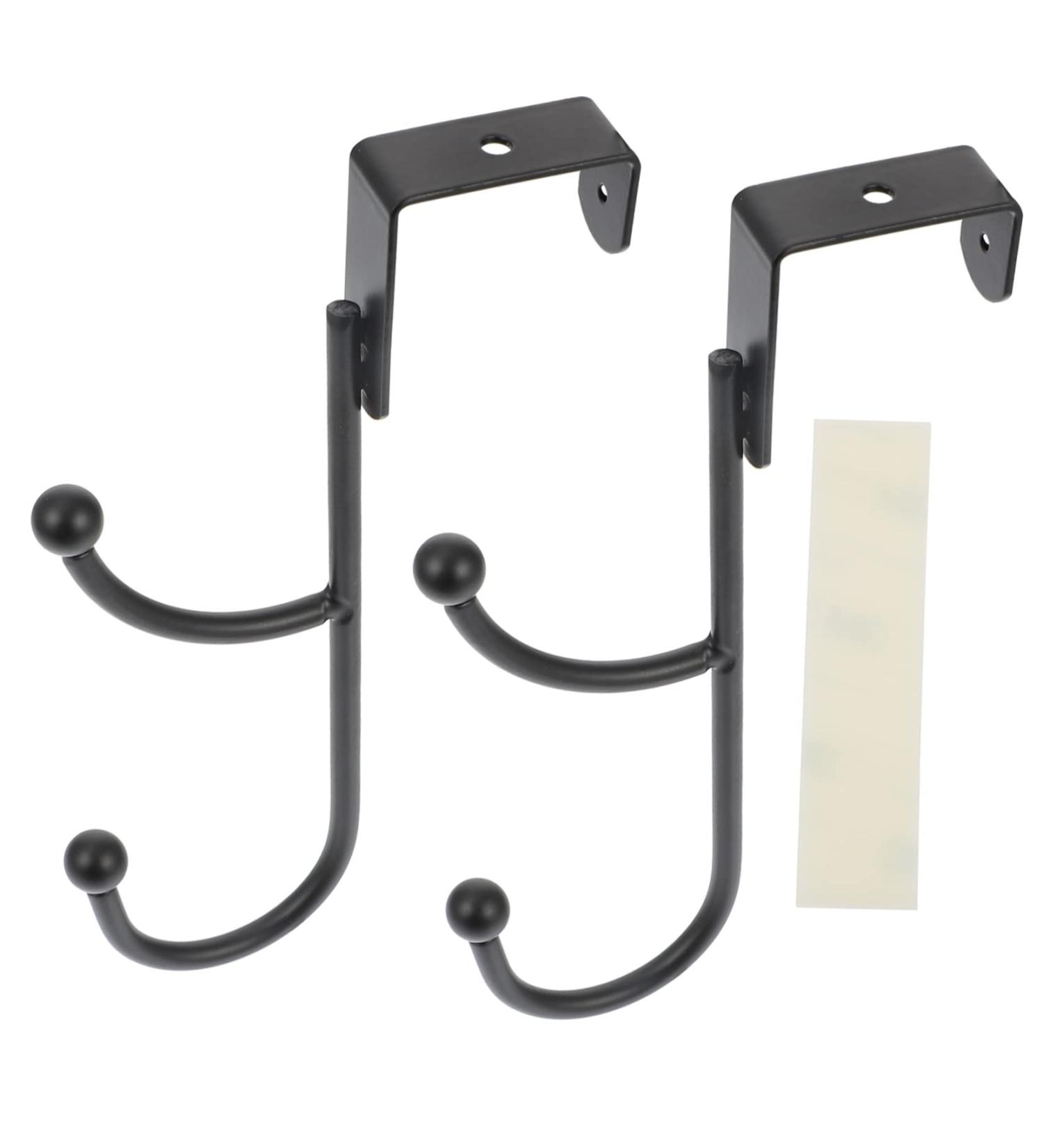 PRETYZOOM 2pcs No-Punching Creative Hanging Clothes Home for Hooks Punch- Door Multipurpose Bathroom Back - Buy Online on GoSupps.com