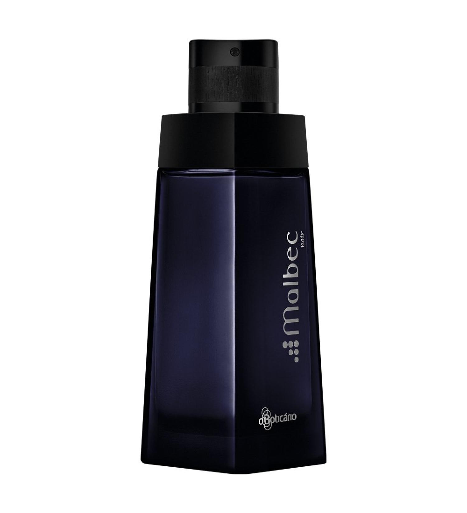 Malbec Noir Eau De Toilette by O Boticario | Made with French Oak Barrel-Aged Red Wine Alcohol & Pinot Noir Grapes | Woody Spicy Perfume for Men (3.4 fl oz)