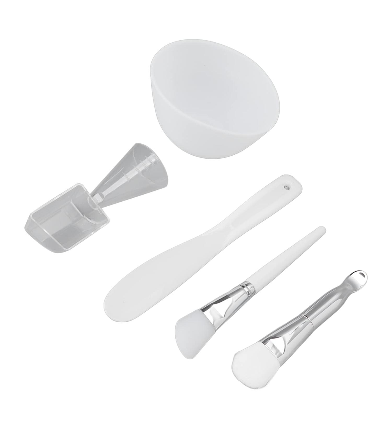 YAOGOHUA Facial Mask DIY Tool Kit Professional Household Mask Bowl Mixing Tool Spatula Applicator Measuring Spoon - Buy Online on GoSupps.com