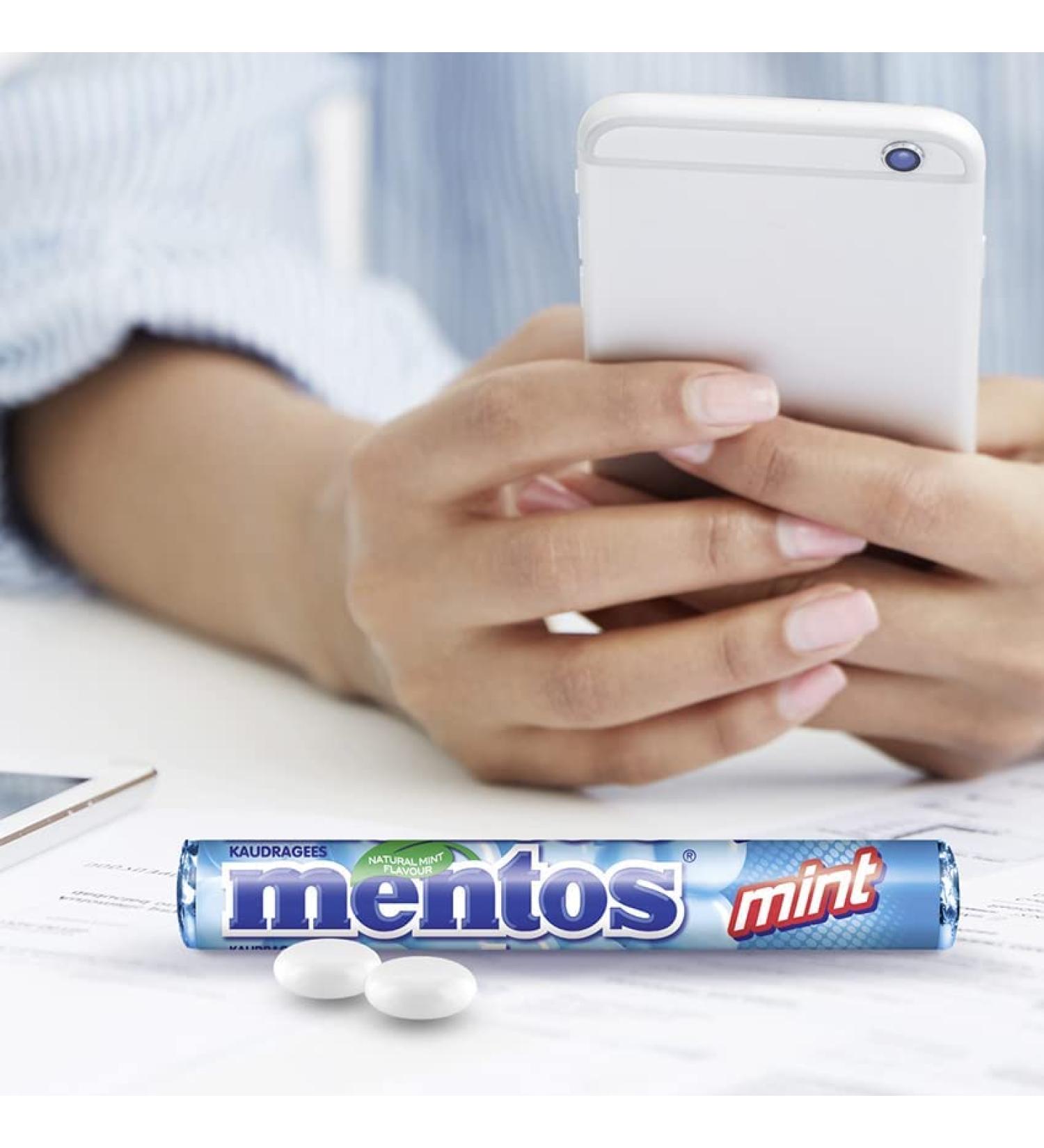 Mentos Mint 40 x 38g Delicious Tasty And Twisty Treat Gift Hamper For Birthday Christmas Sold By Kidzbuzz - Buy Online on GoSupps.com