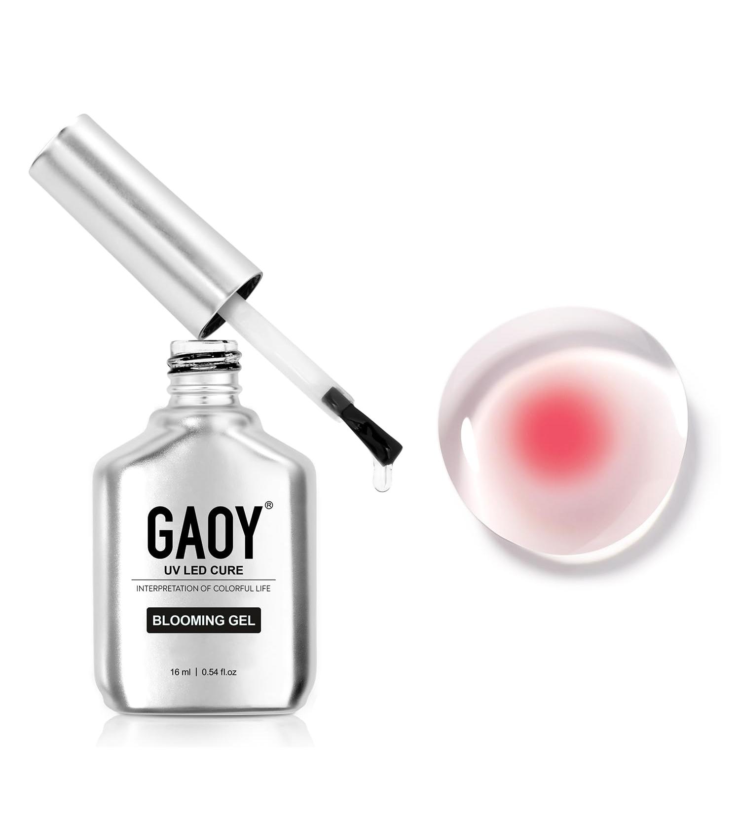 GAOY Nail Blooming Gel 16ml Clear Blooming Gel Nail Polish Spreading Effects Soak Off UV Gel for Nail Art DIY - Buy Online on GoSupps.com