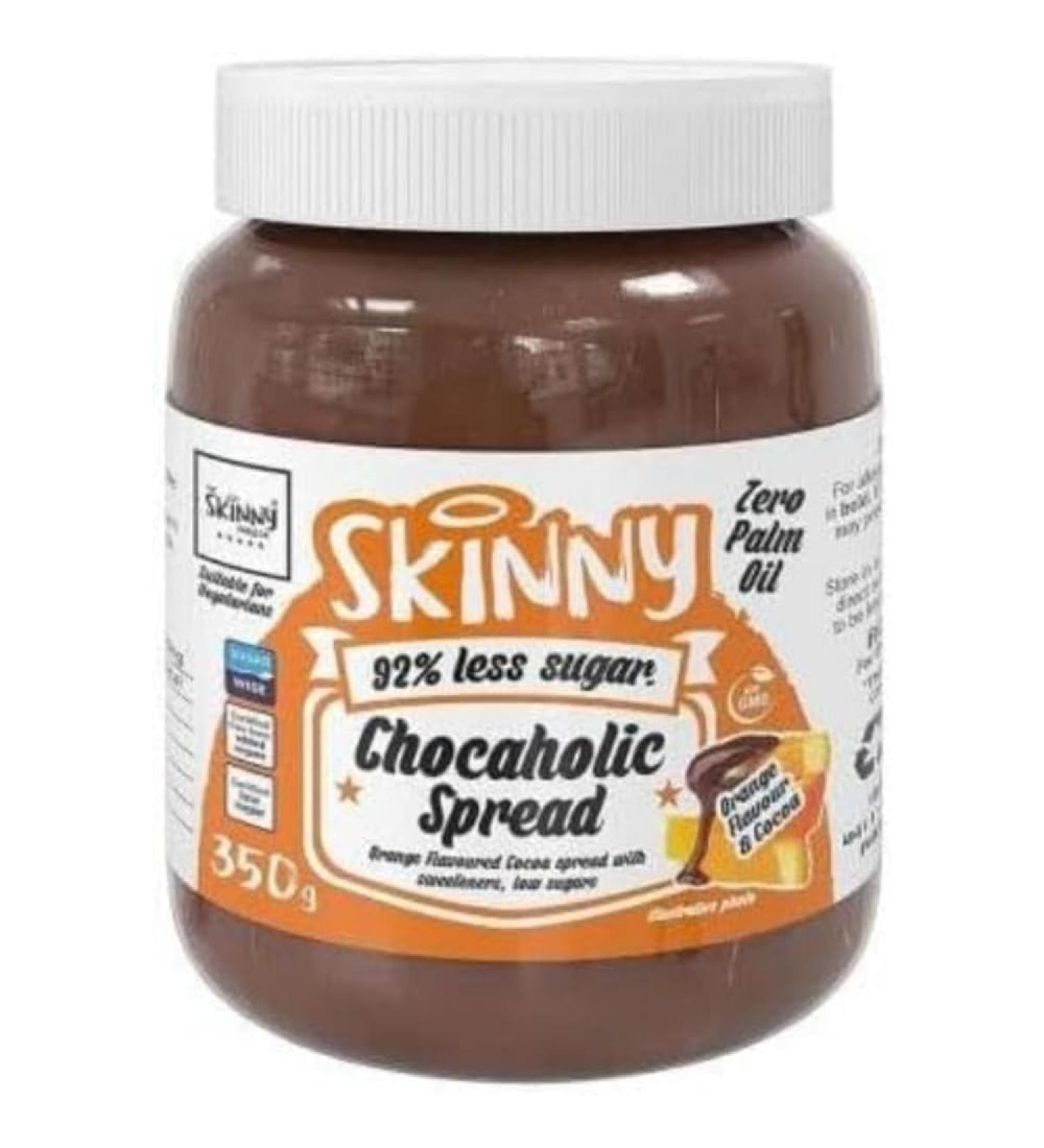 The Skinny Food Chocolate & Strawberry Chocahalic Skinny Spread 350g - Buy Online on GoSupps.com