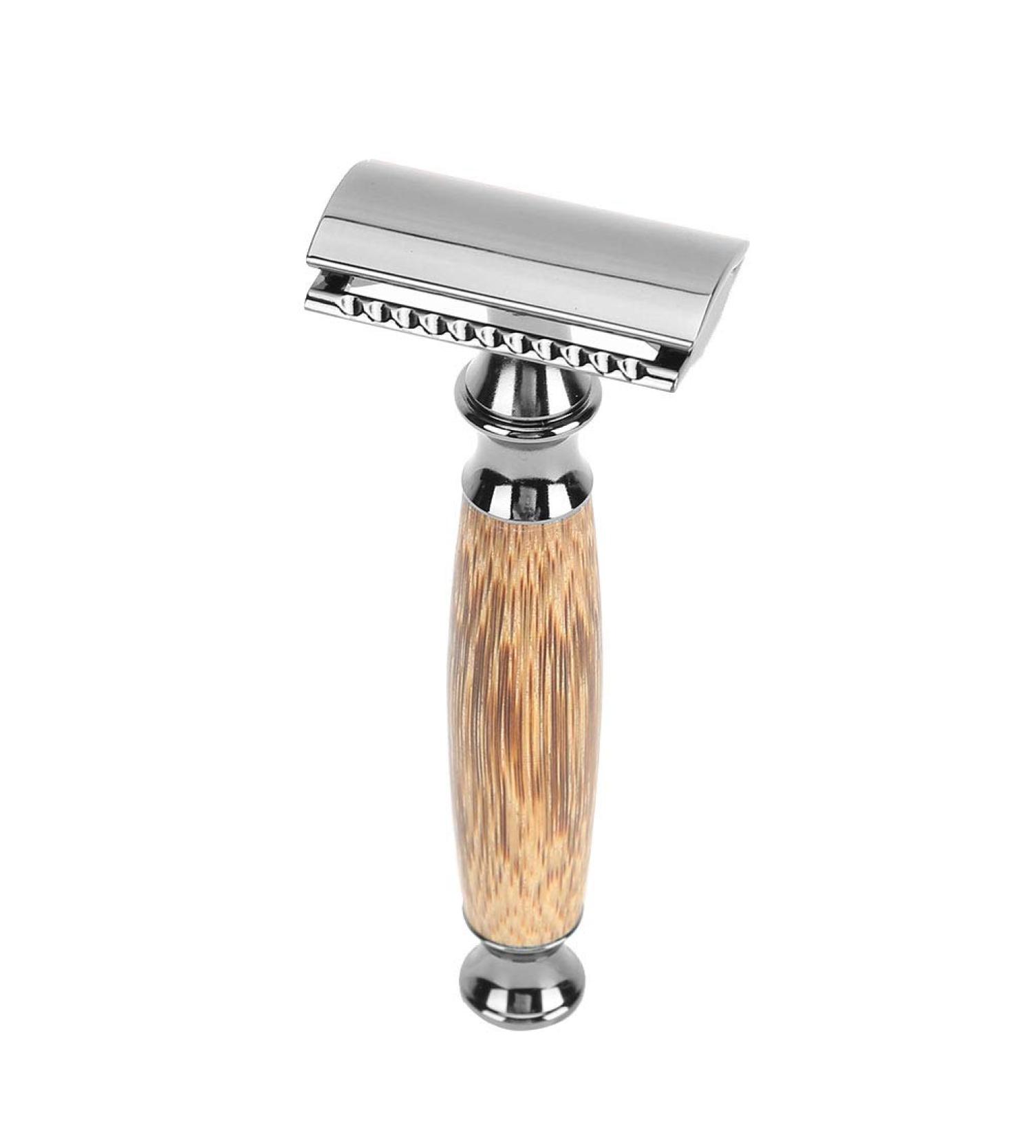 Portable Safety Razor for Men - Manual Shaver & Detachable Beard Trimmer for Home & Salon Use - Buy Online on GoSupps.com