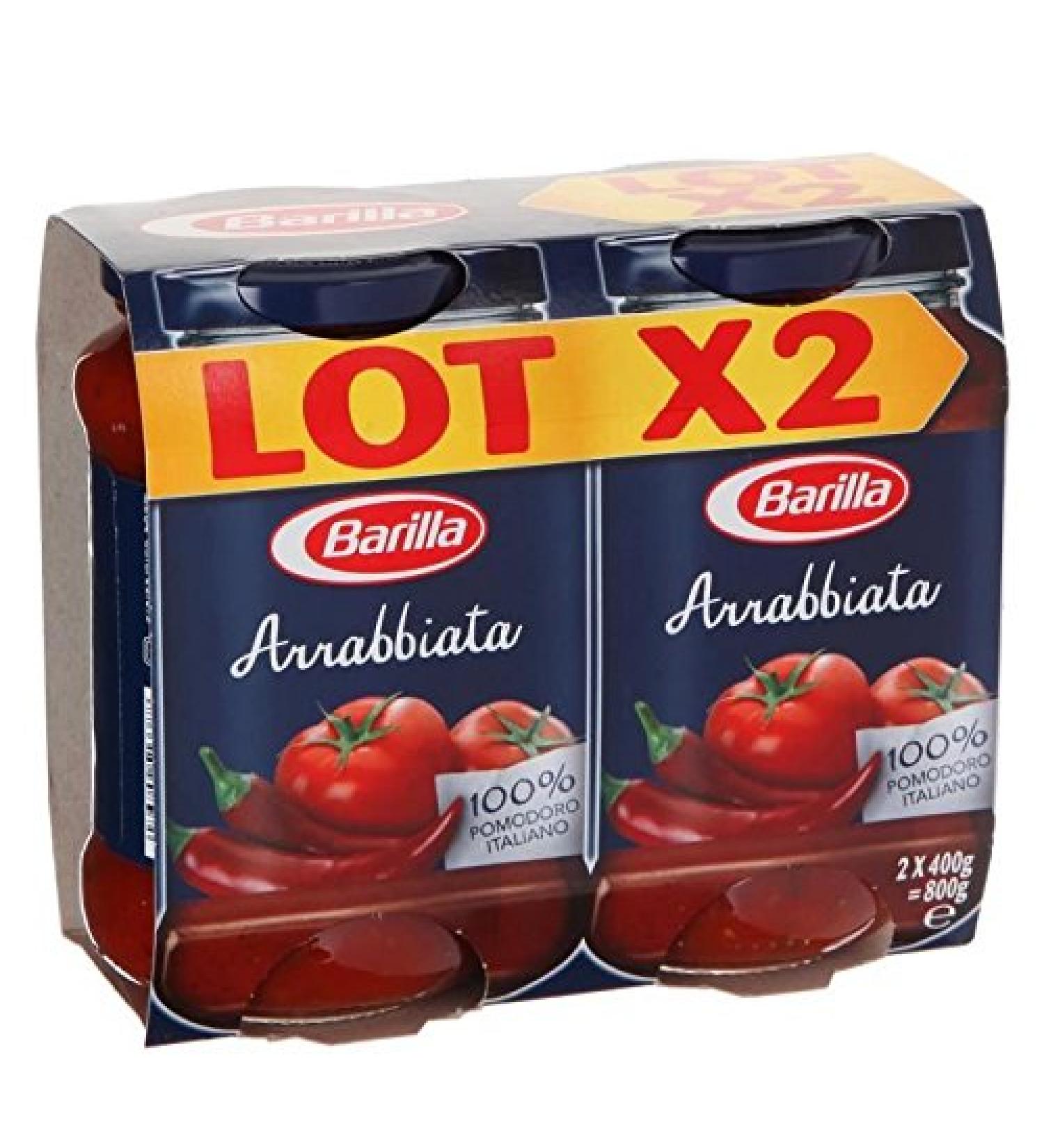 Barilla Barilla Arrabbiata Barilla Sauce - Set of 2 x 400 g Pots