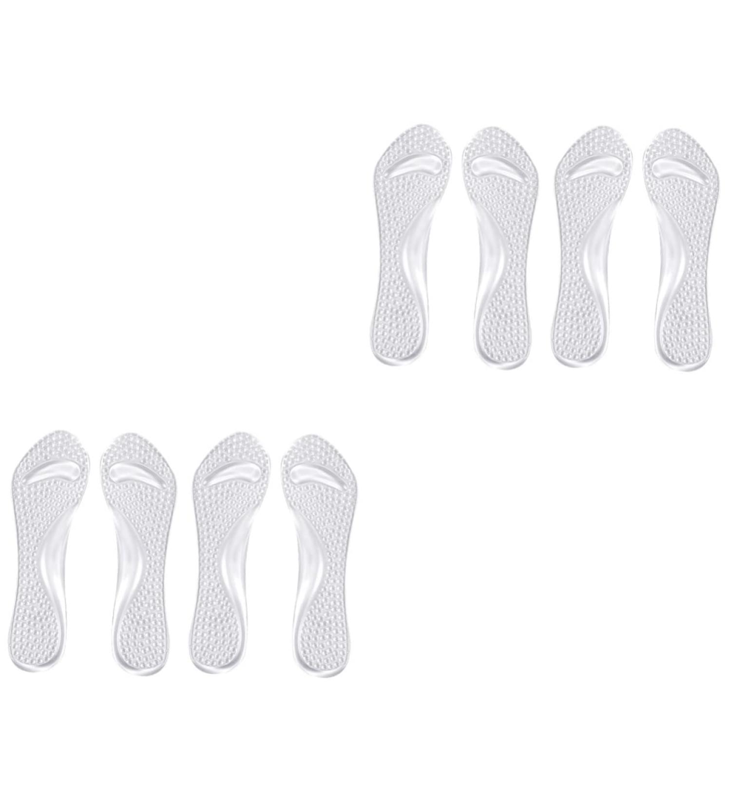 Shop NOLITOY Non-Slip Gel Insoles - 4 Pairs High Heel Cushions & Comfort Shoe Pads for Arch Support - Ideal for Ladies - Buy Online on GoSupps.com