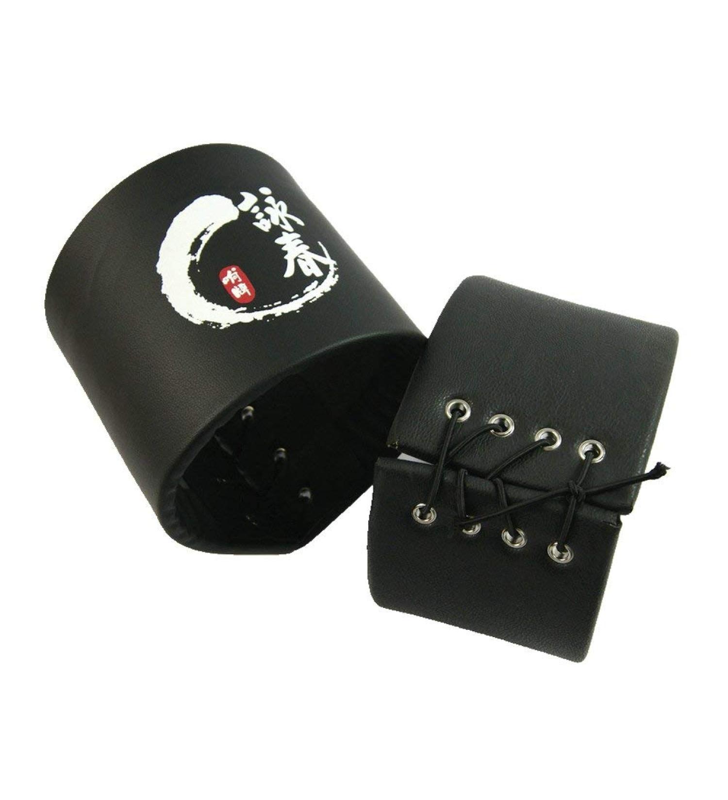 Wing Chun Wooden Dummy Punch Pad | Kung Fu Training Boxing Kick Pad - Black - Buy Online on GoSupps.com