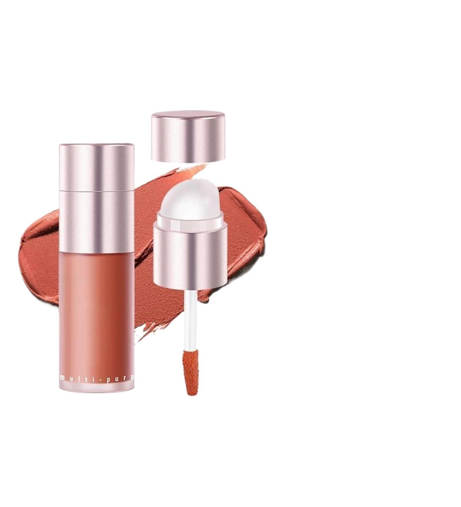 Cream Blush Stick Eye Shadow Cream Blush for Cheeks Double Sided Facial Cosmetics Durable for Women and Girls Travel School Birthday Party Holiday Christmas Wedding 2 - Buy Online on GoSupps.com