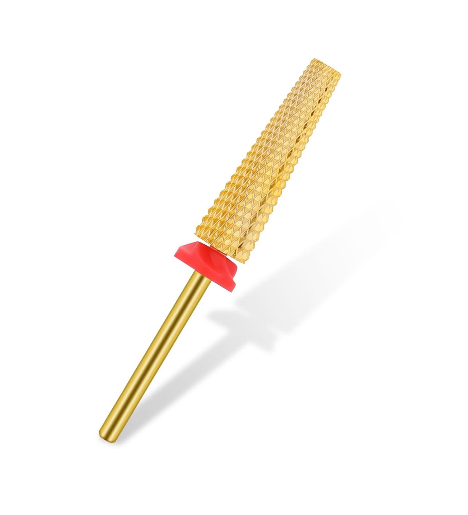 Long Tungsten Nail Drill Bits - Tapered Two-Way Rotate & Safety Acrylic Remover for Manicures & Pedicures | Professional Nail Tools - Buy Online on GoSupps.com